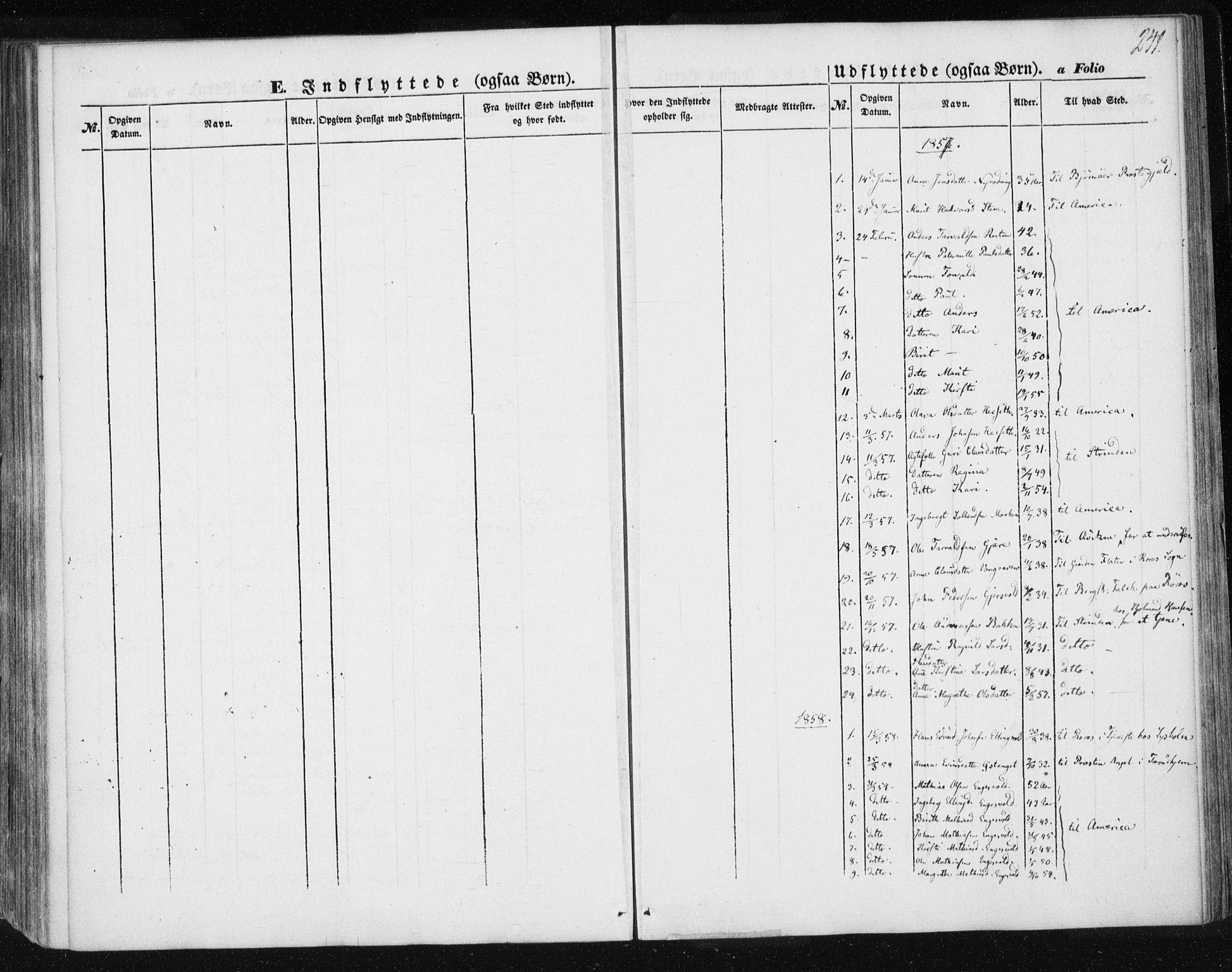 Ministerialprotokoller, klokkerbøker og fødselsregistre - Sør-Trøndelag, SAT/A-1456/685/L0965: Parish register (official) no. 685A06 /3, 1846-1859, p. 241