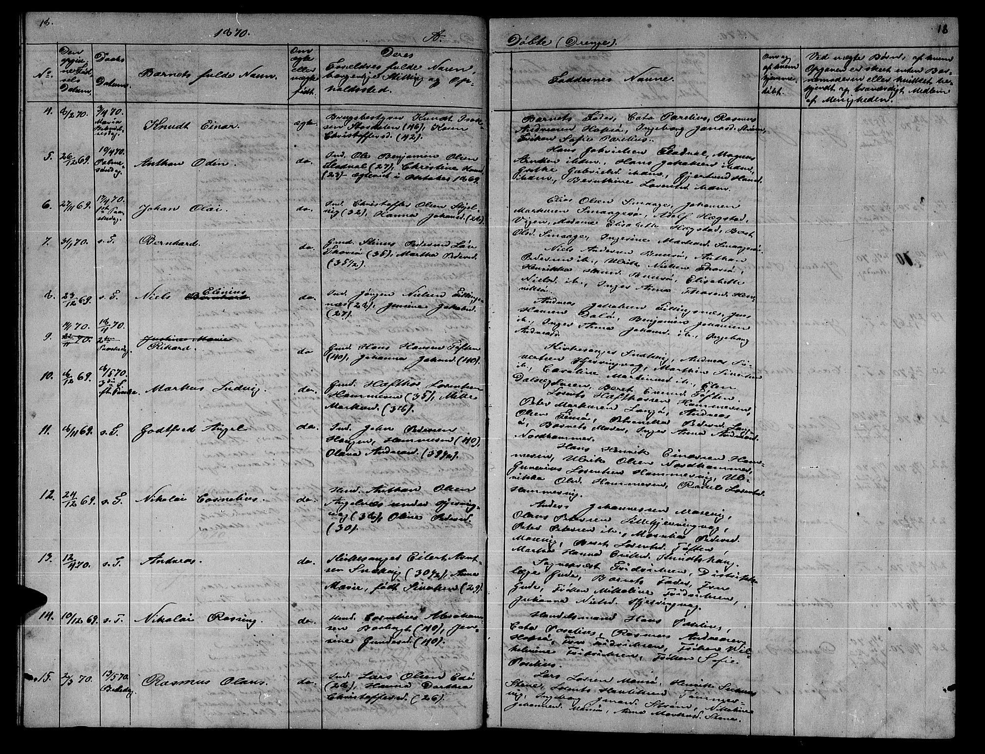 Ministerialprotokoller, klokkerbøker og fødselsregistre - Sør-Trøndelag, SAT/A-1456/634/L0539: Parish register (copy) no. 634C01, 1866-1873, p. 18