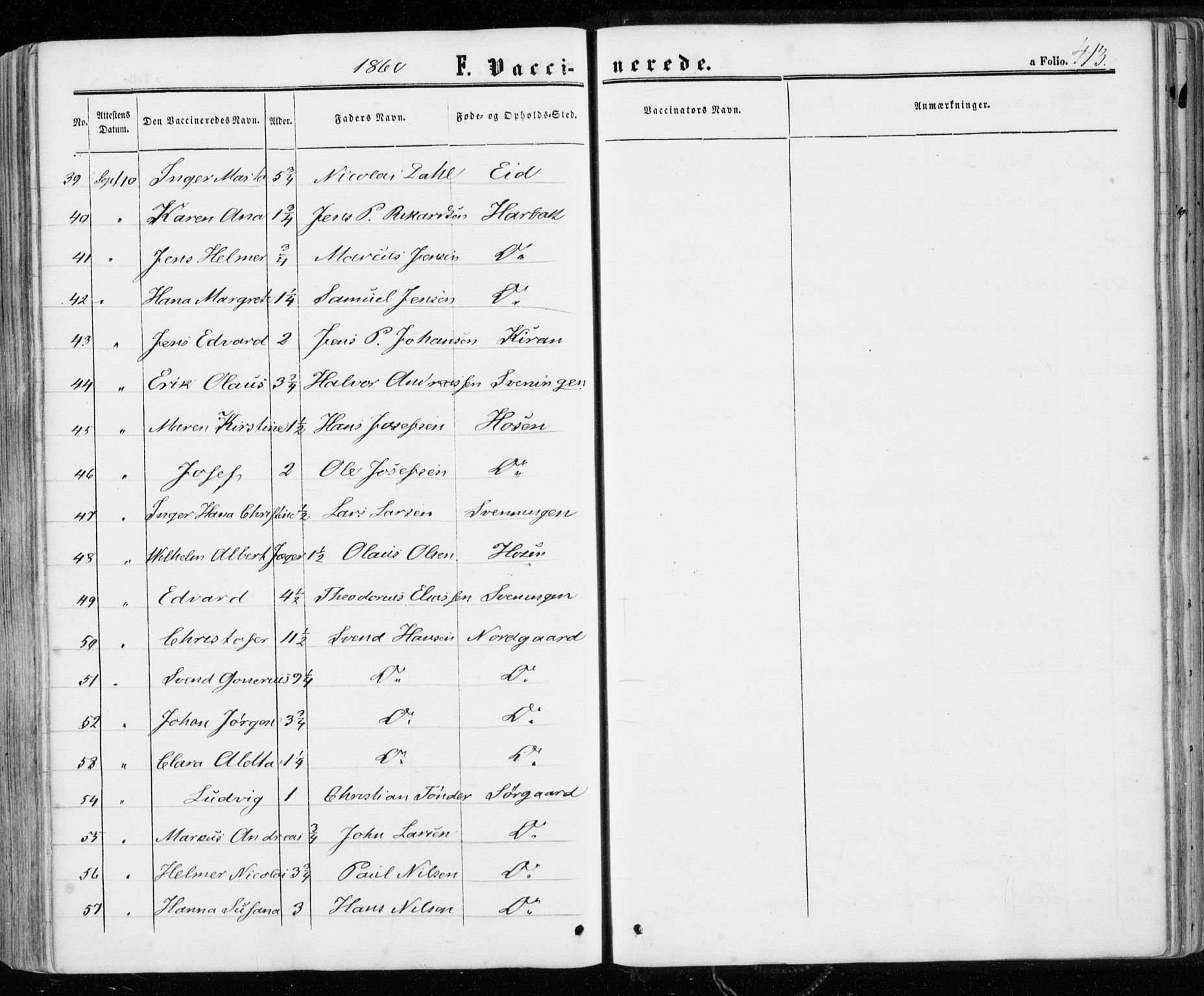 Ministerialprotokoller, klokkerbøker og fødselsregistre - Sør-Trøndelag, SAT/A-1456/657/L0705: Parish register (official) no. 657A06, 1858-1867, p. 413