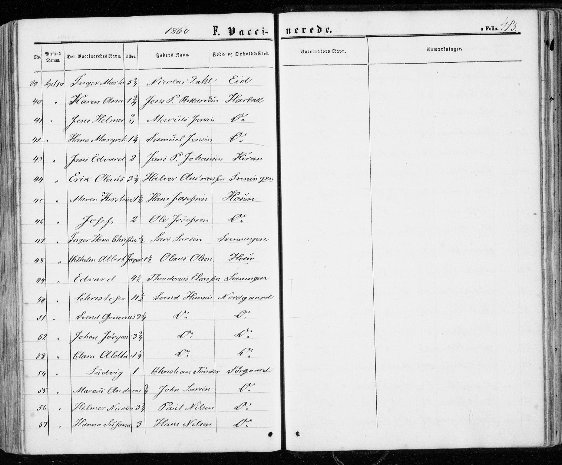 Ministerialprotokoller, klokkerbøker og fødselsregistre - Sør-Trøndelag, AV/SAT-A-1456/657/L0705: Parish register (official) no. 657A06, 1858-1867, p. 413