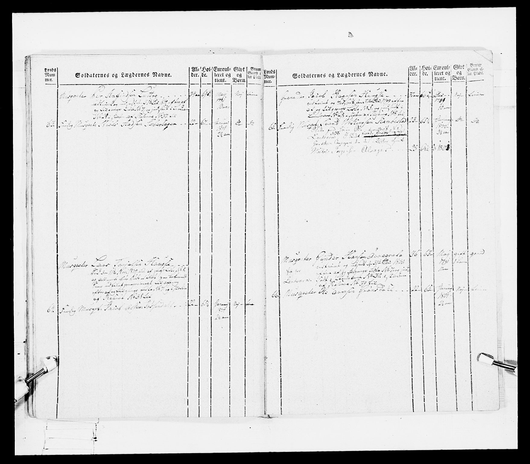 Generalitets- og kommissariatskollegiet, Det kongelige norske kommissariatskollegium, AV/RA-EA-5420/E/Eh/L0097: Bergenhusiske nasjonale infanteriregiment, 1803-1807, p. 158