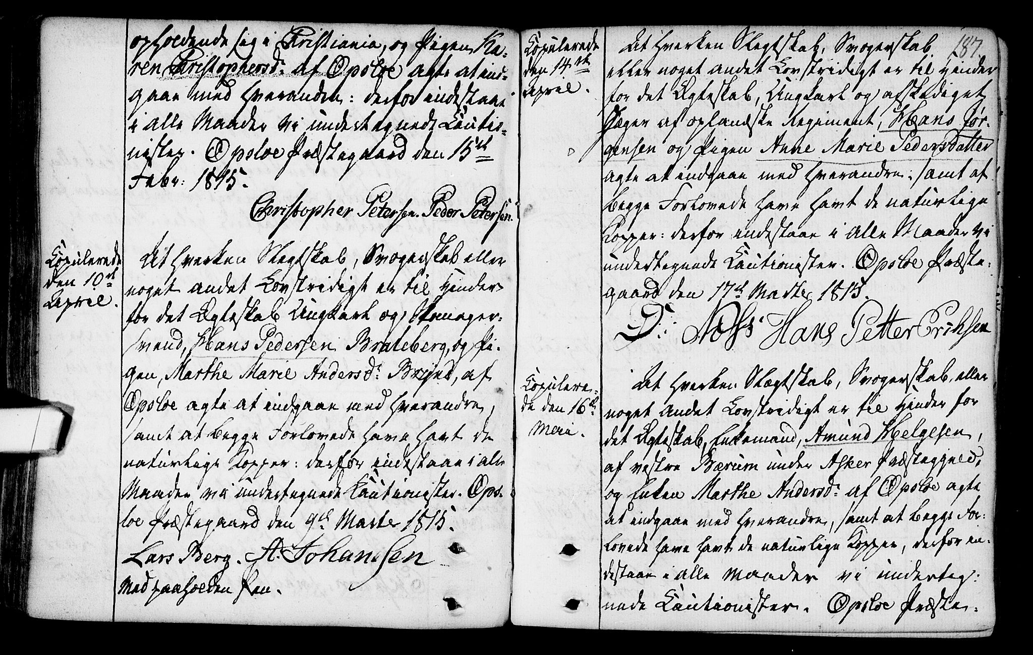 Gamlebyen prestekontor Kirkebøker, AV/SAO-A-10884/F/Fa/L0001: Parish register (official) no. 1, 1734-1818, p. 187