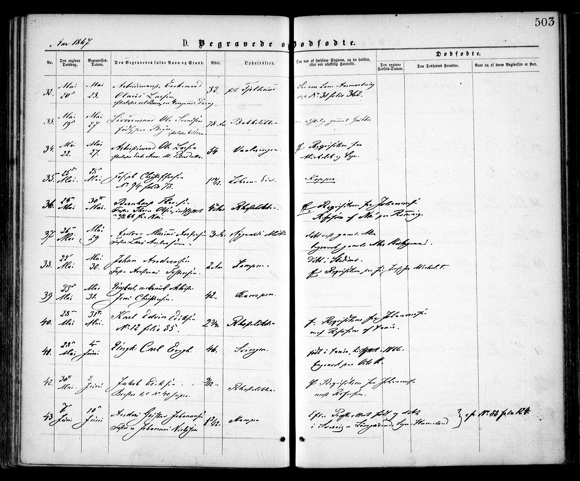 Østre Aker prestekontor Kirkebøker, AV/SAO-A-10840/F/Fa/L0001: Parish register (official) no. I 1, 1861-1869, p. 503