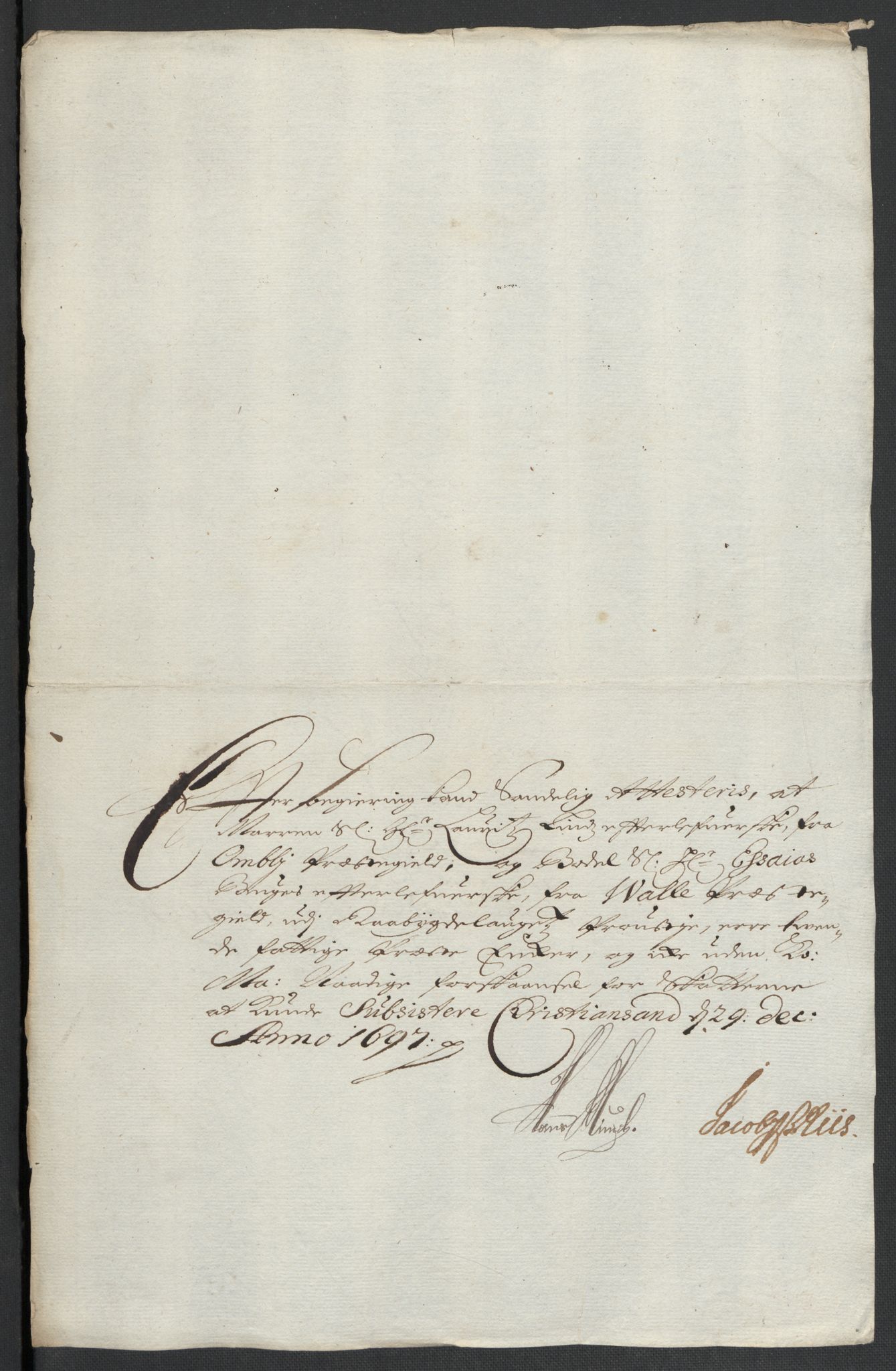 Rentekammeret inntil 1814, Reviderte regnskaper, Fogderegnskap, AV/RA-EA-4092/R40/L2445: Fogderegnskap Råbyggelag, 1697-1699, p. 61