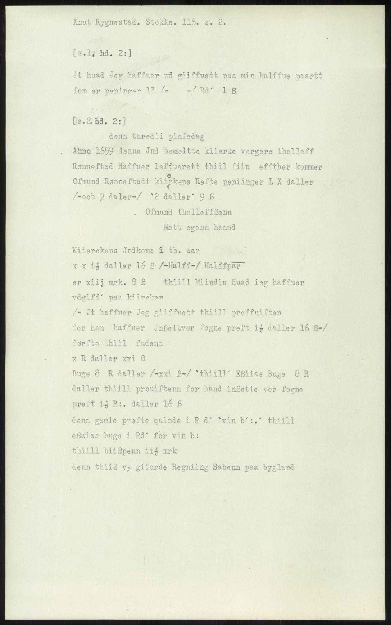 Samlinger til kildeutgivelse, Diplomavskriftsamlingen, AV/RA-EA-4053/H/Ha, p. 1465