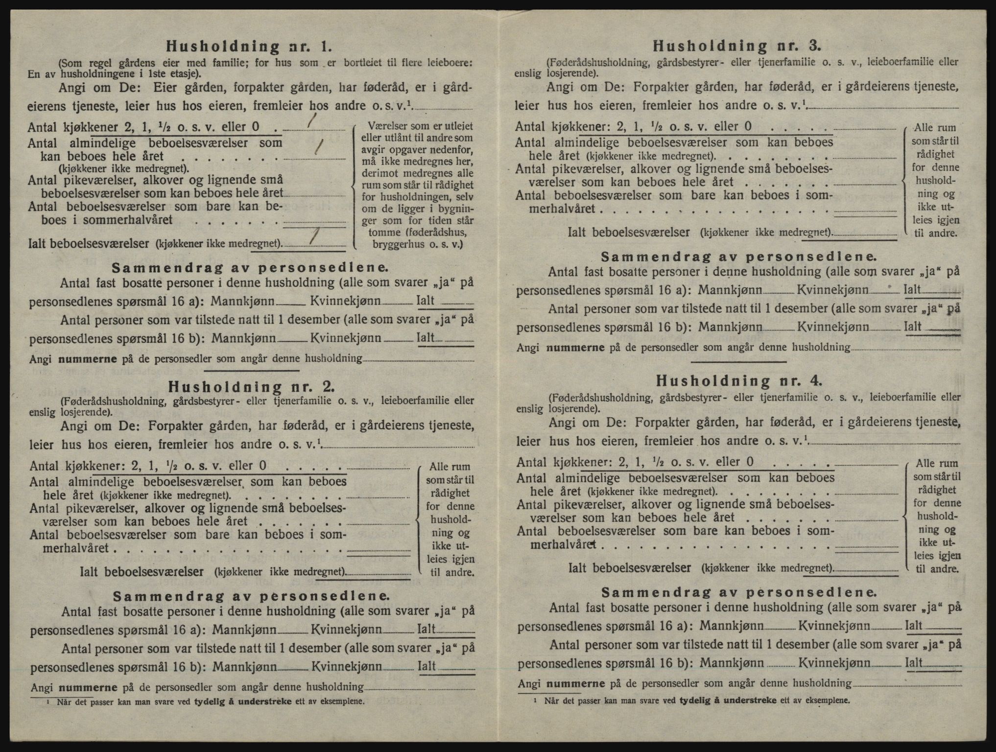 SAO, 1920 census for Idd, 1920, p. 1025