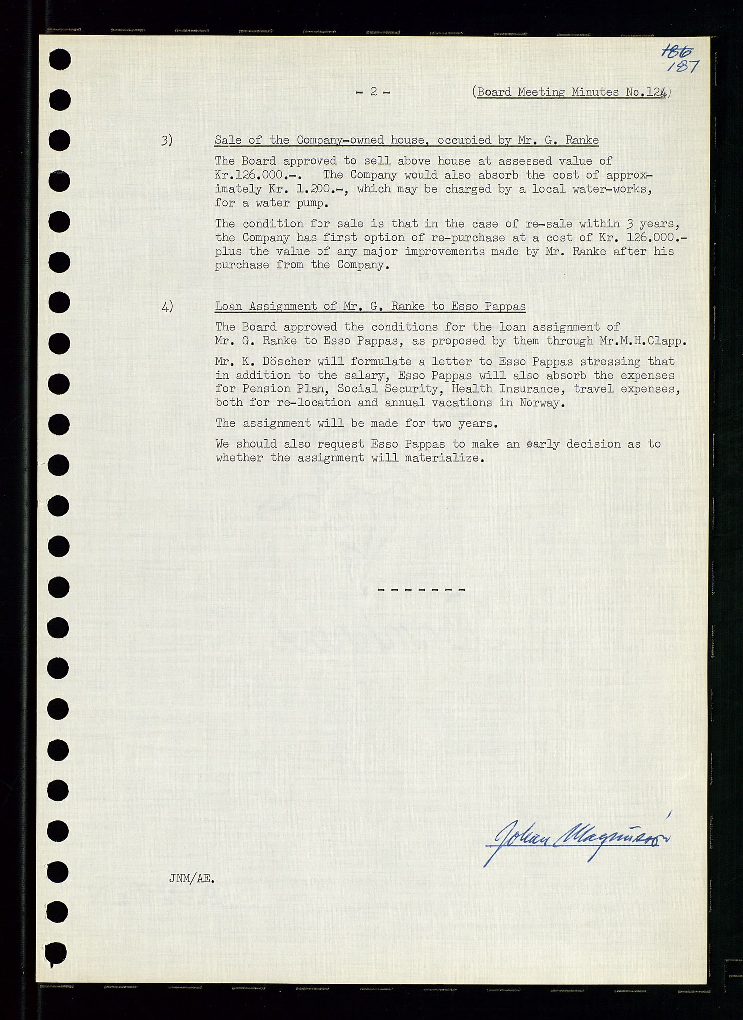 Pa 0982 - Esso Norge A/S, AV/SAST-A-100448/A/Aa/L0001/0004: Den administrerende direksjon Board minutes (styrereferater) / Den administrerende direksjon Board minutes (styrereferater), 1963-1964, p. 76