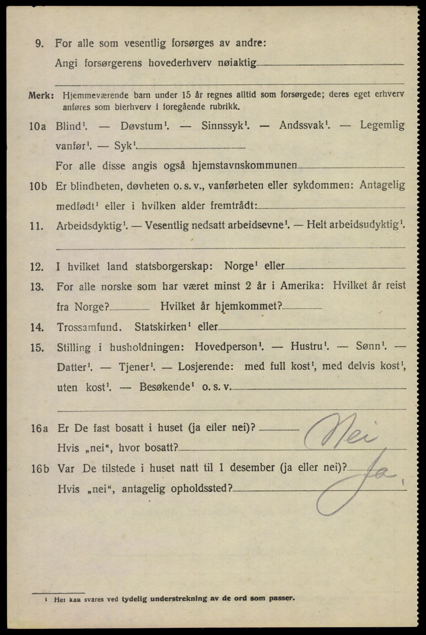 SAKO, 1920 census for Stokke, 1920, p. 5919