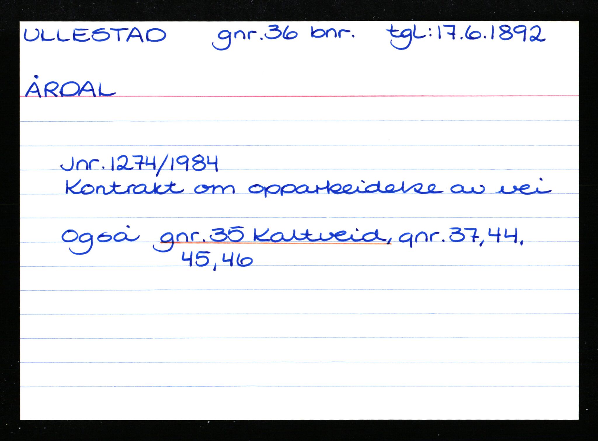 Statsarkivet i Stavanger, AV/SAST-A-101971/03/Y/Yk/L0043: Registerkort sortert etter gårdsnavn: Tysvær - Vanvik indre, 1750-1930, p. 292