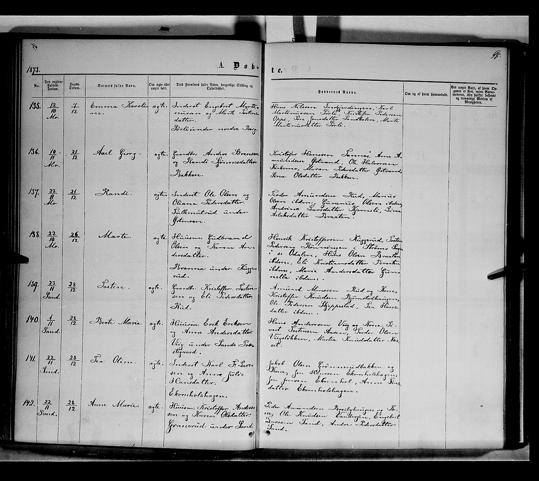 Nord-Odal prestekontor, AV/SAH-PREST-032/H/Ha/Haa/L0004: Parish register (official) no. 4, 1866-1873, p. 98