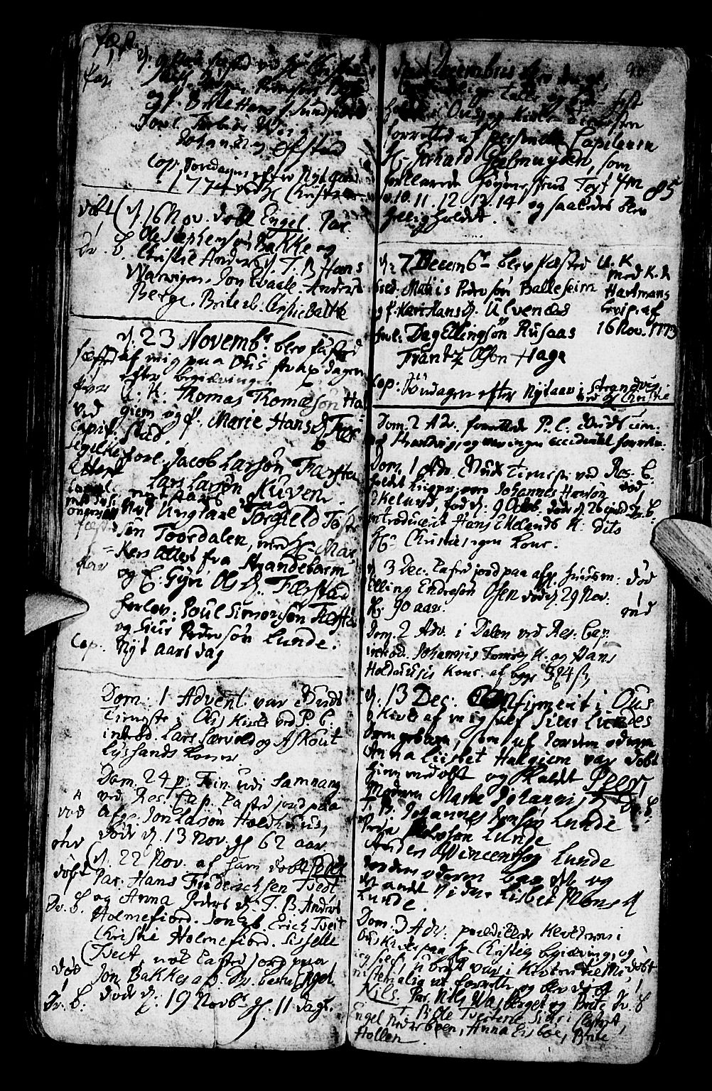 Os sokneprestembete, SAB/A-99929: Parish register (official) no. A 9, 1766-1779, p. 90