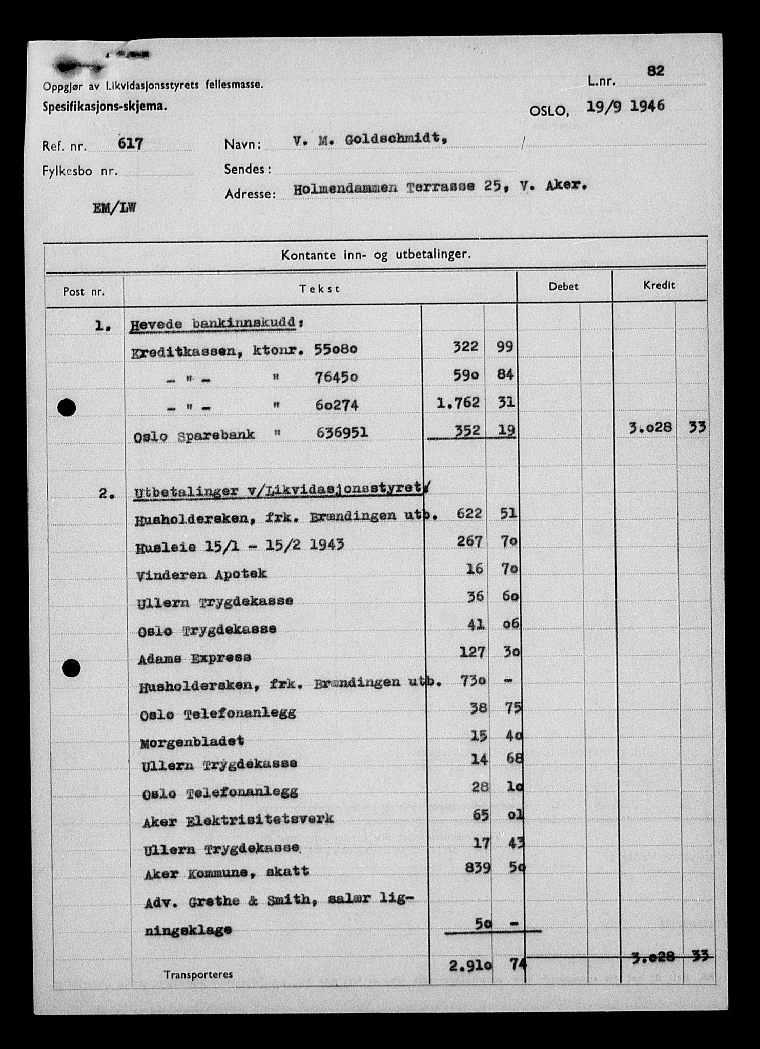 Justisdepartementet, Tilbakeføringskontoret for inndratte formuer, AV/RA-S-1564/H/Hc/Hcc/L0939: --, 1945-1947, p. 532