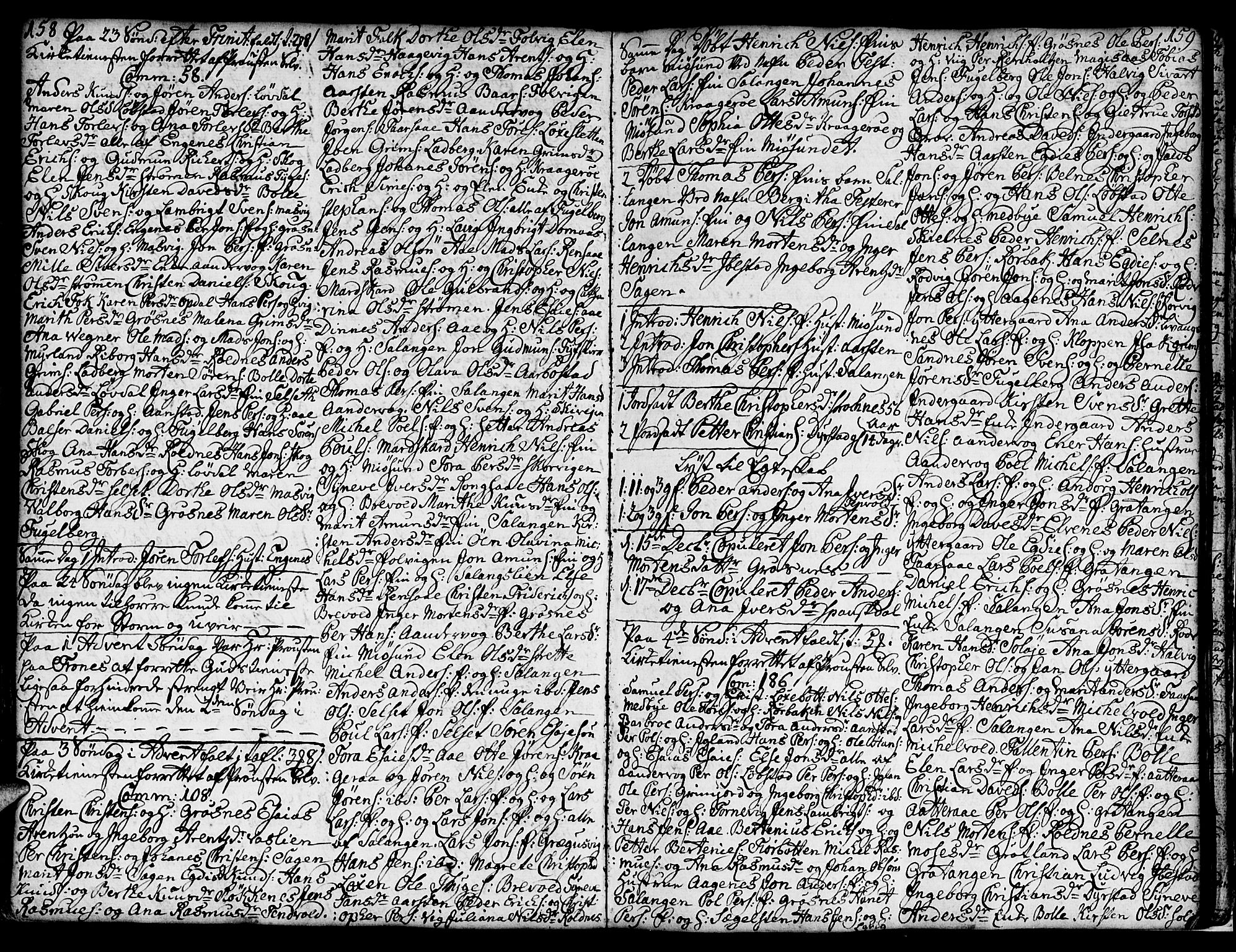 Ibestad sokneprestembete, SATØ/S-0077/H/Ha/Hab/L0001klokker: Parish register (copy) no. 1, 1776-1808, p. 158-159