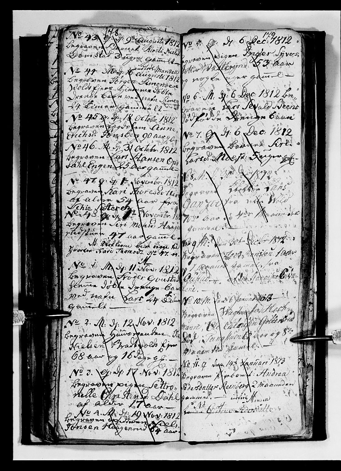 Romedal prestekontor, SAH/PREST-004/L/L0004: Parish register (copy) no. 4, 1807-1814, p. 178-179