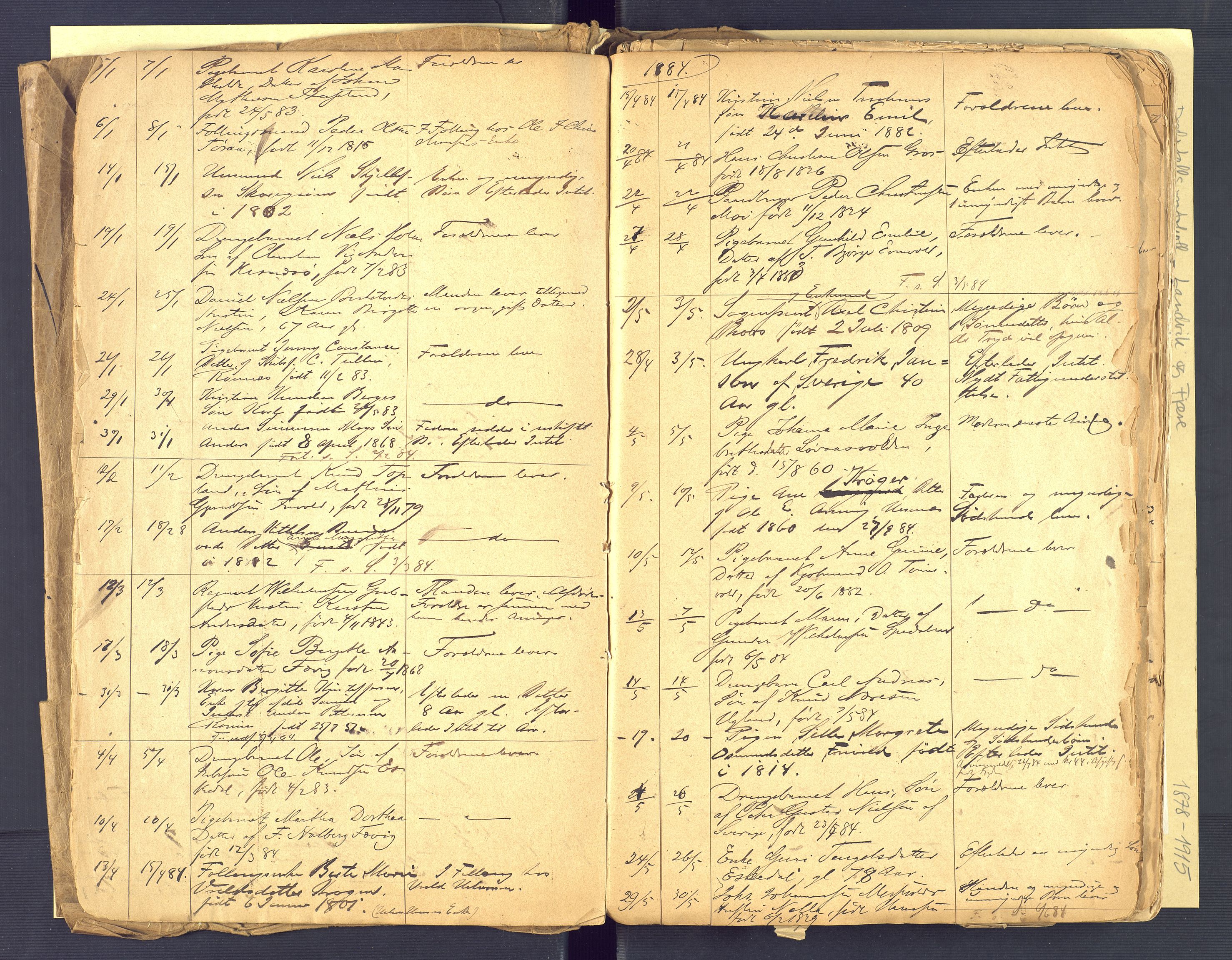 Landvik og Fjære lensmannskontor, AV/SAK-1241-0027/F/Fe/L0001: Dødsfallsprotokoll Landvik og Fjære nr 137, 1878-1915