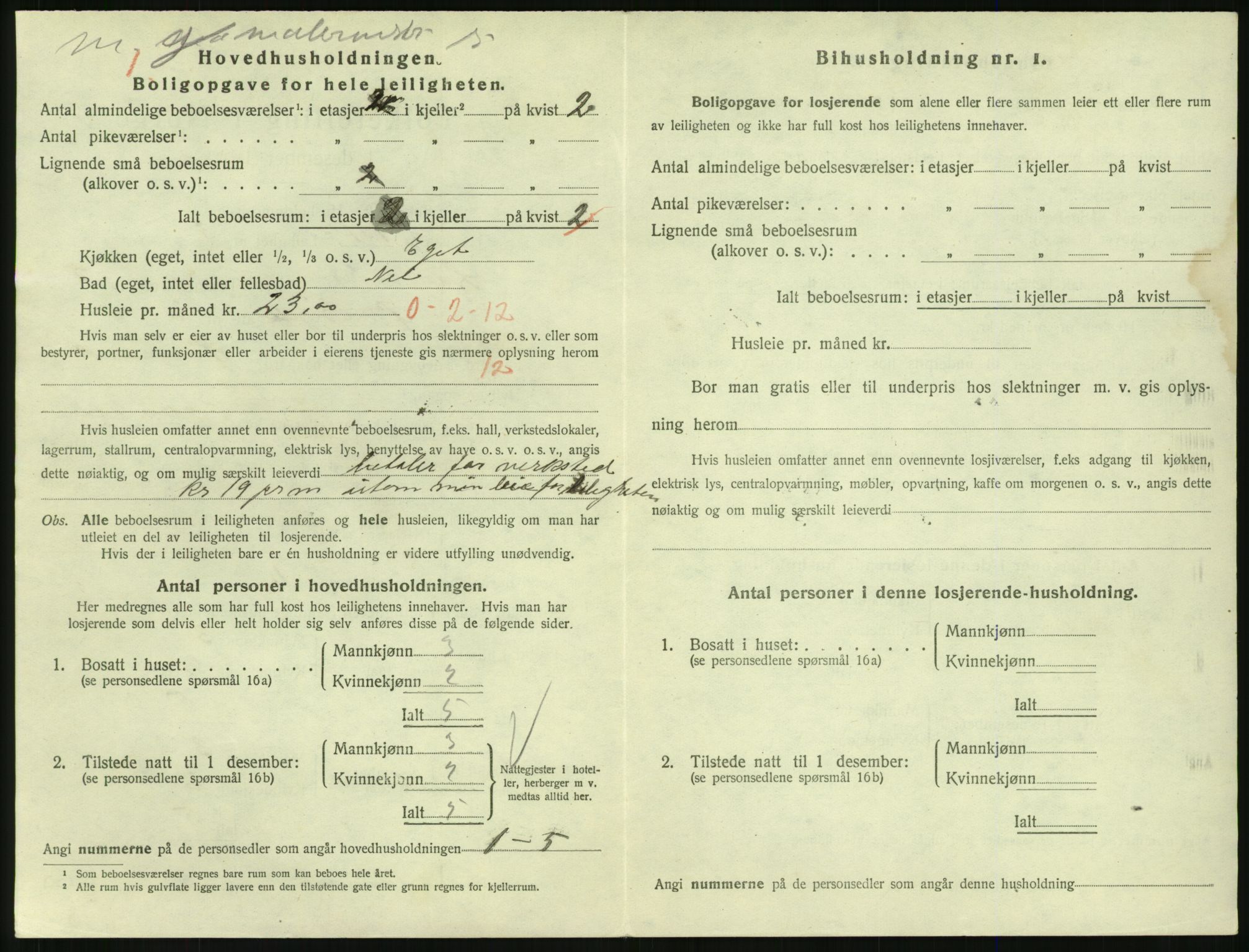 SAKO, 1920 census for Larvik, 1920, p. 5327