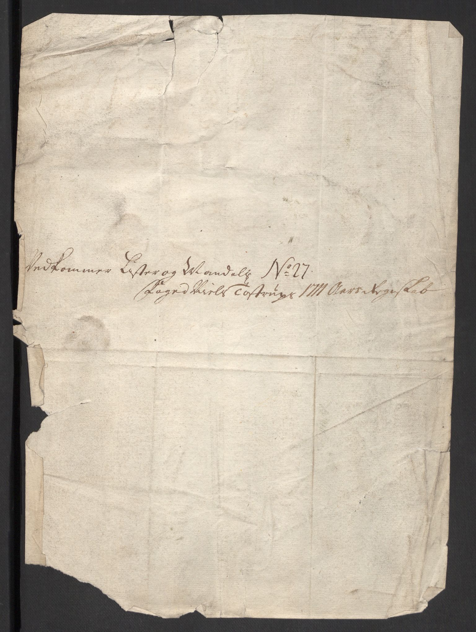 Rentekammeret inntil 1814, Reviderte regnskaper, Fogderegnskap, RA/EA-4092/R43/L2554: Fogderegnskap Lista og Mandal, 1711, p. 244