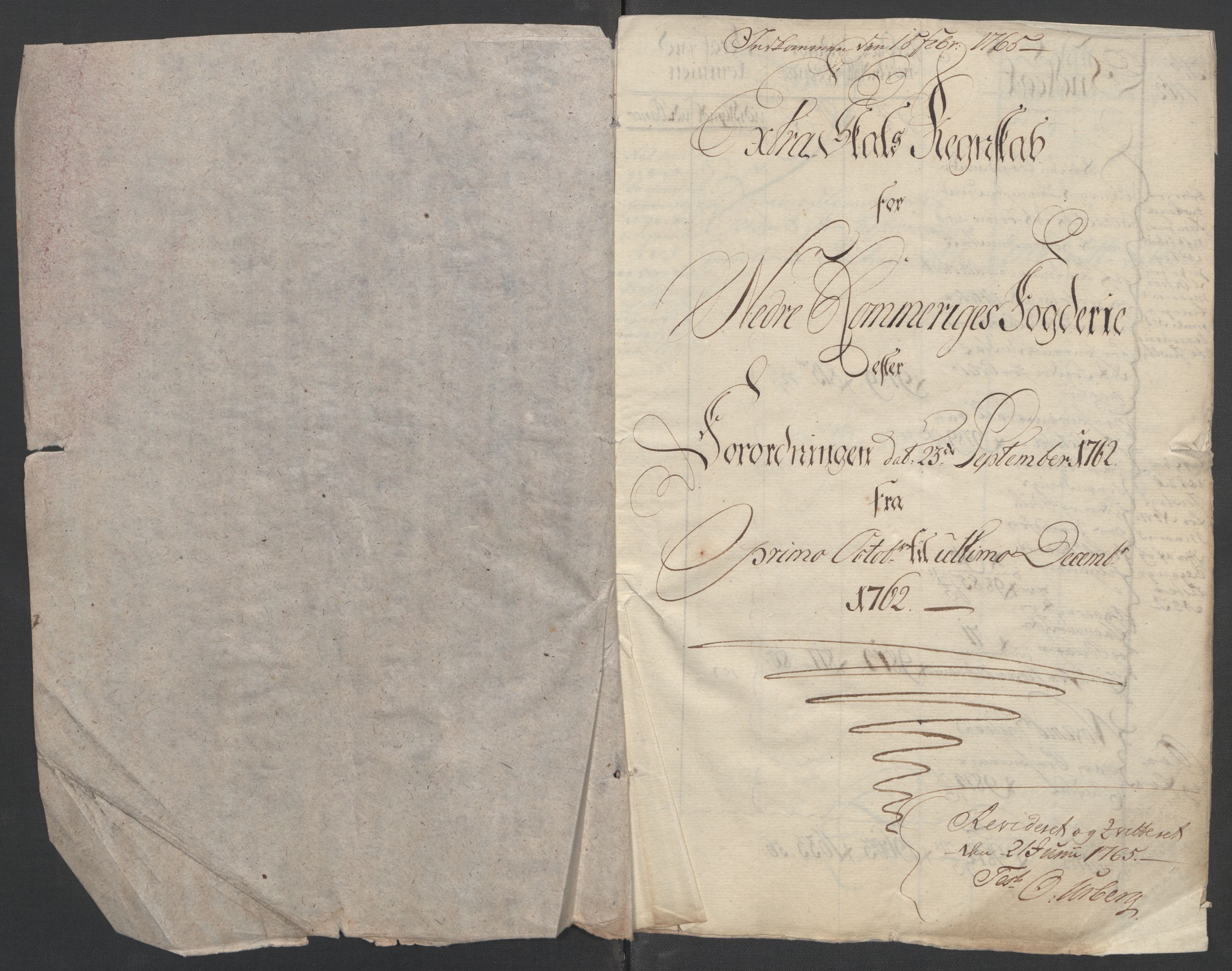 Rentekammeret inntil 1814, Reviderte regnskaper, Fogderegnskap, RA/EA-4092/R11/L0687: Ekstraskatten Nedre Romerike, 1762, p. 5