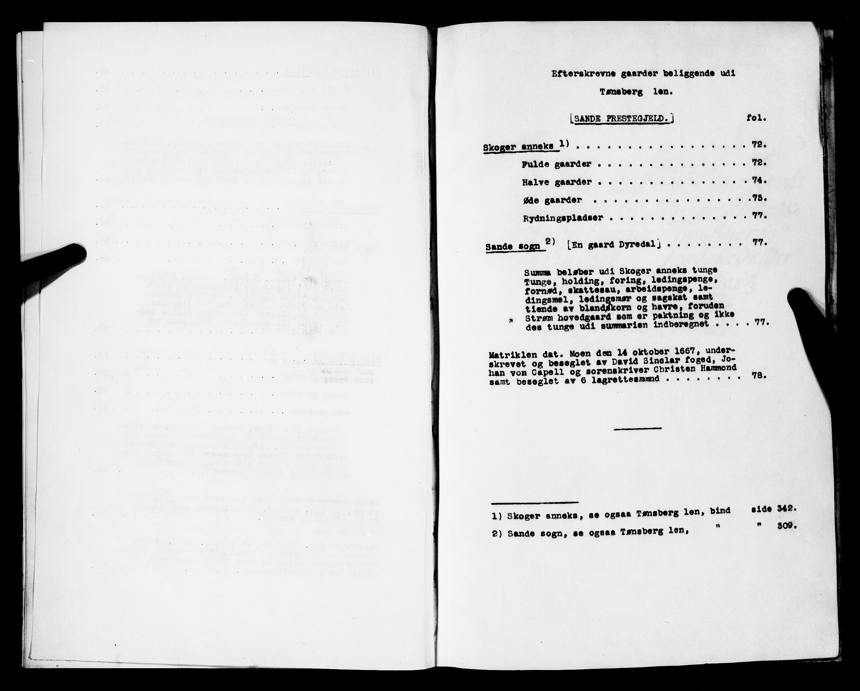 Rentekammeret inntil 1814, Realistisk ordnet avdeling, AV/RA-EA-4070/N/Nb/Nba/L0023: Eiker len, 1667