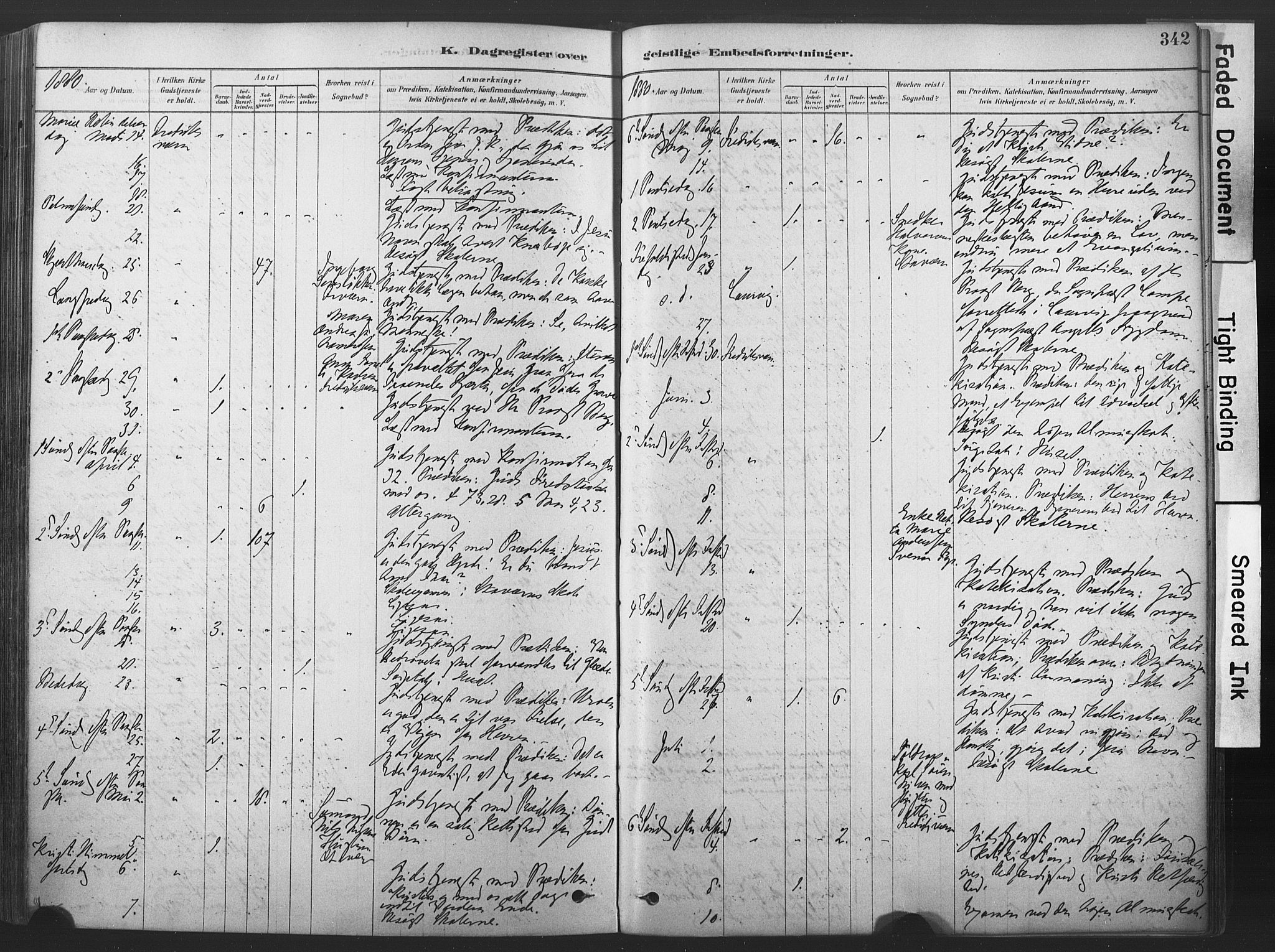 Stavern kirkebøker, AV/SAKO-A-318/F/Fa/L0008: Parish register (official) no. 8, 1878-1905, p. 342