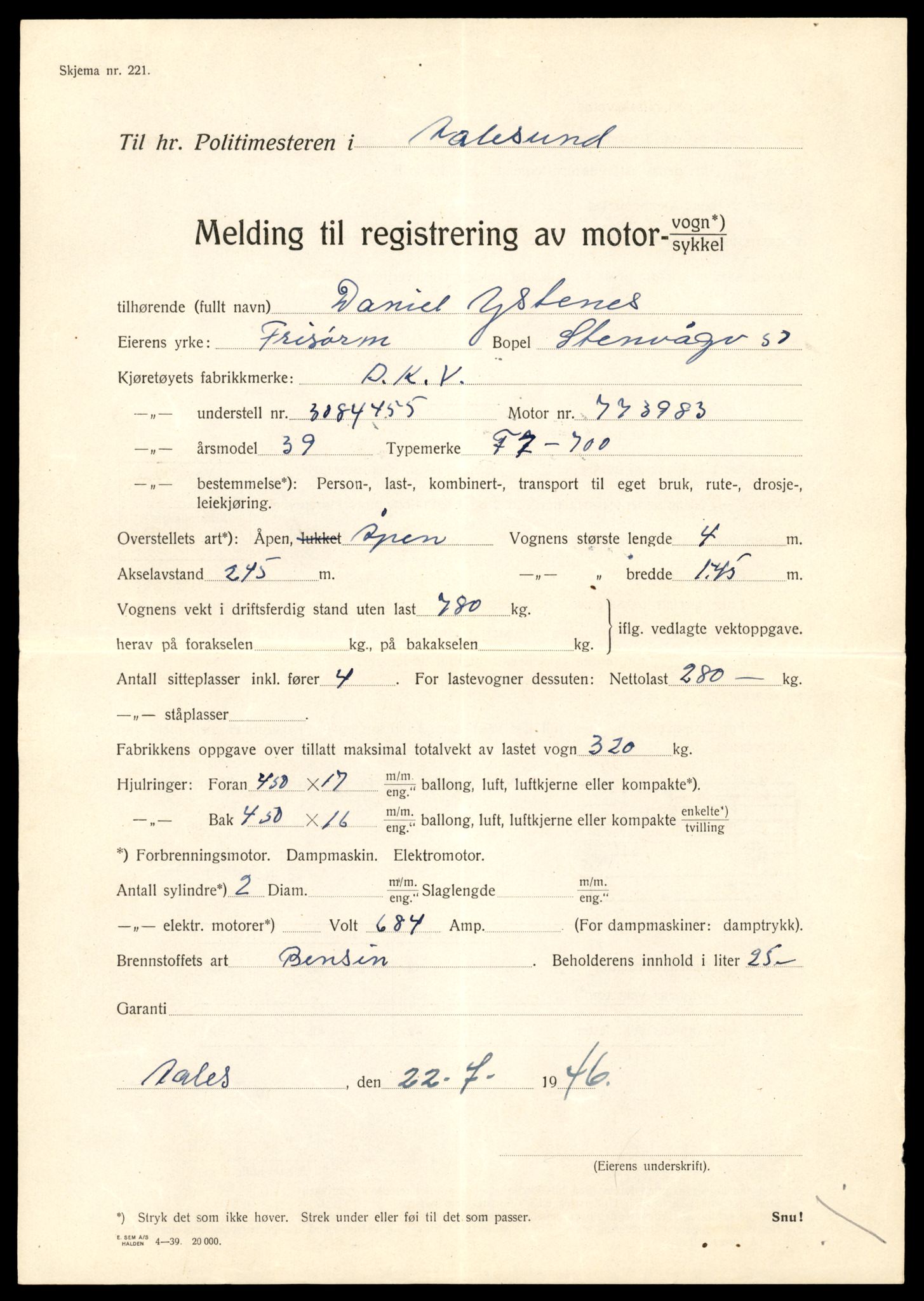 Møre og Romsdal vegkontor - Ålesund trafikkstasjon, SAT/A-4099/F/Fe/L0008: Registreringskort for kjøretøy T 747 - T 894, 1927-1998, p. 1562