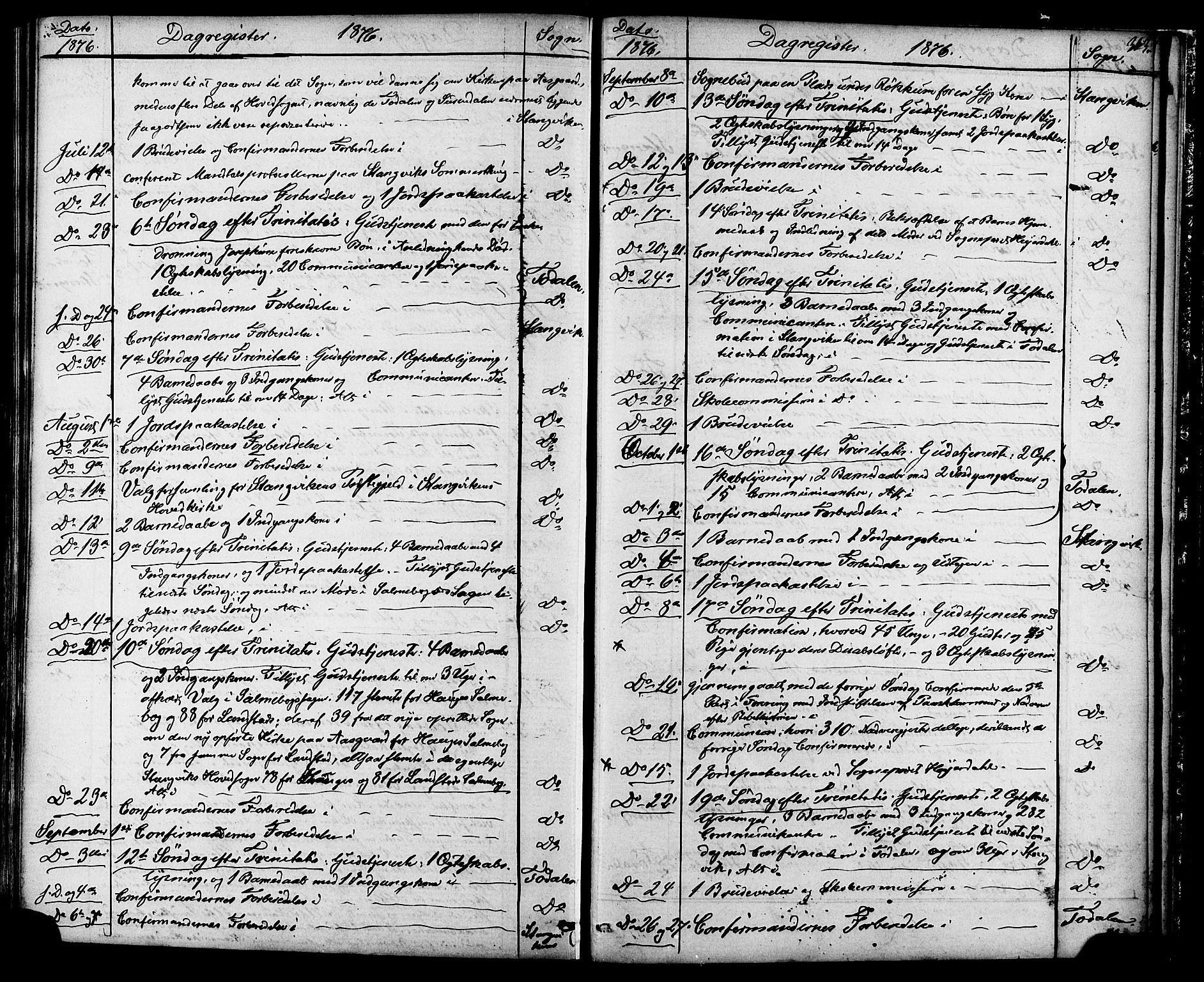 Ministerialprotokoller, klokkerbøker og fødselsregistre - Møre og Romsdal, SAT/A-1454/592/L1027: Parish register (official) no. 592A05, 1865-1878, p. 303