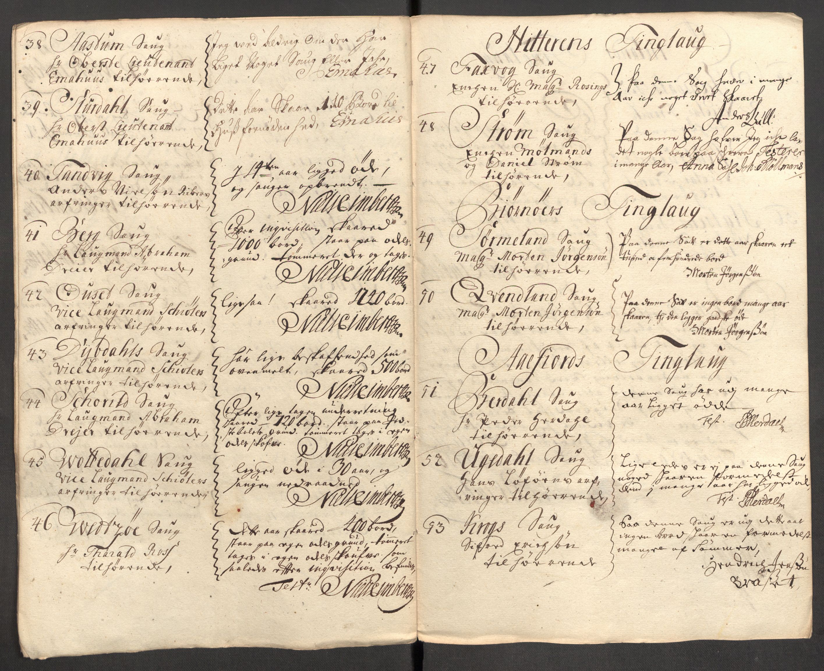 Rentekammeret inntil 1814, Reviderte regnskaper, Fogderegnskap, AV/RA-EA-4092/R57/L3859: Fogderegnskap Fosen, 1710, p. 88