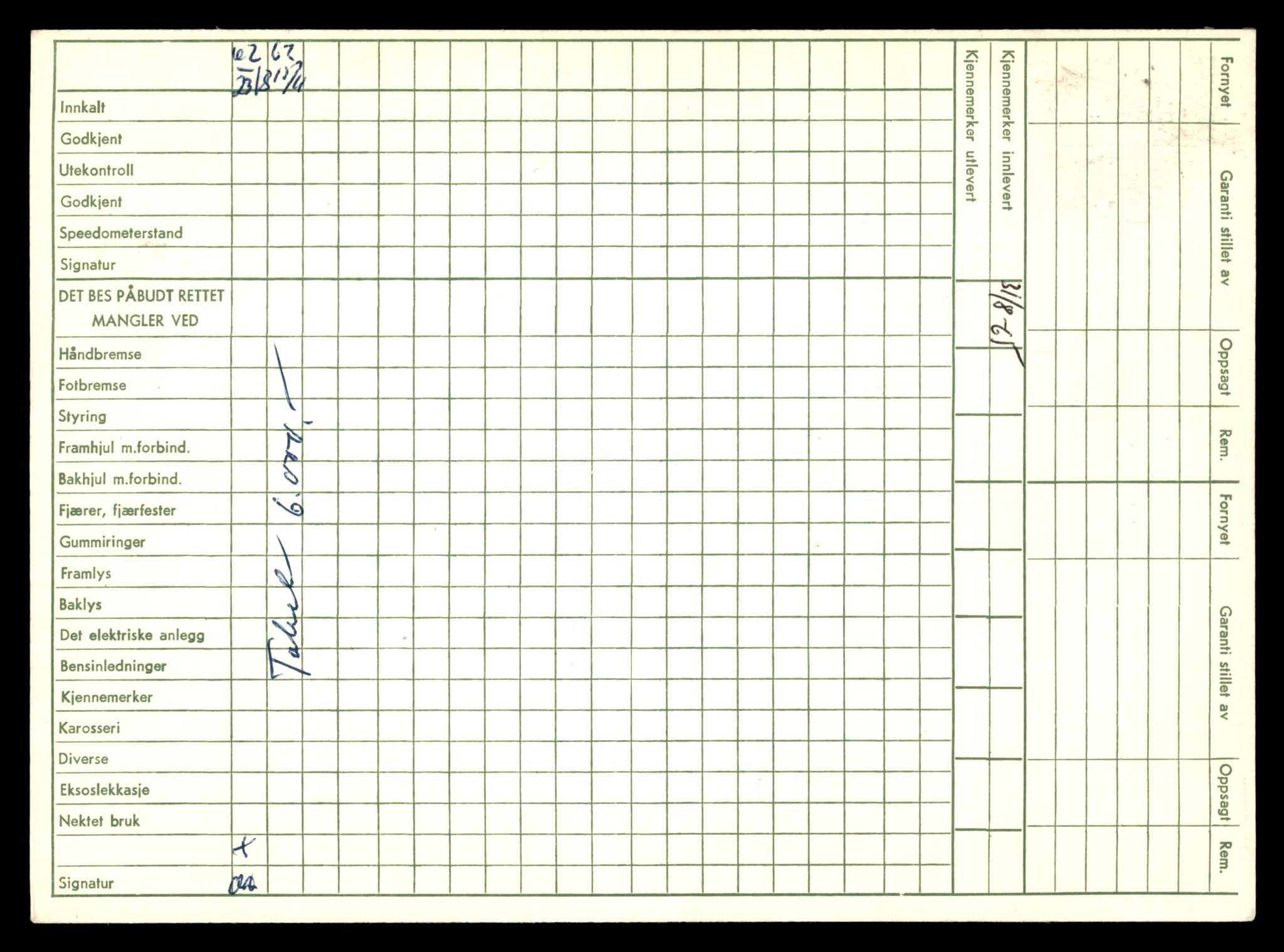 Møre og Romsdal vegkontor - Ålesund trafikkstasjon, SAT/A-4099/F/Fe/L0011: Registreringskort for kjøretøy T 1170 - T 1289, 1927-1998, p. 2225