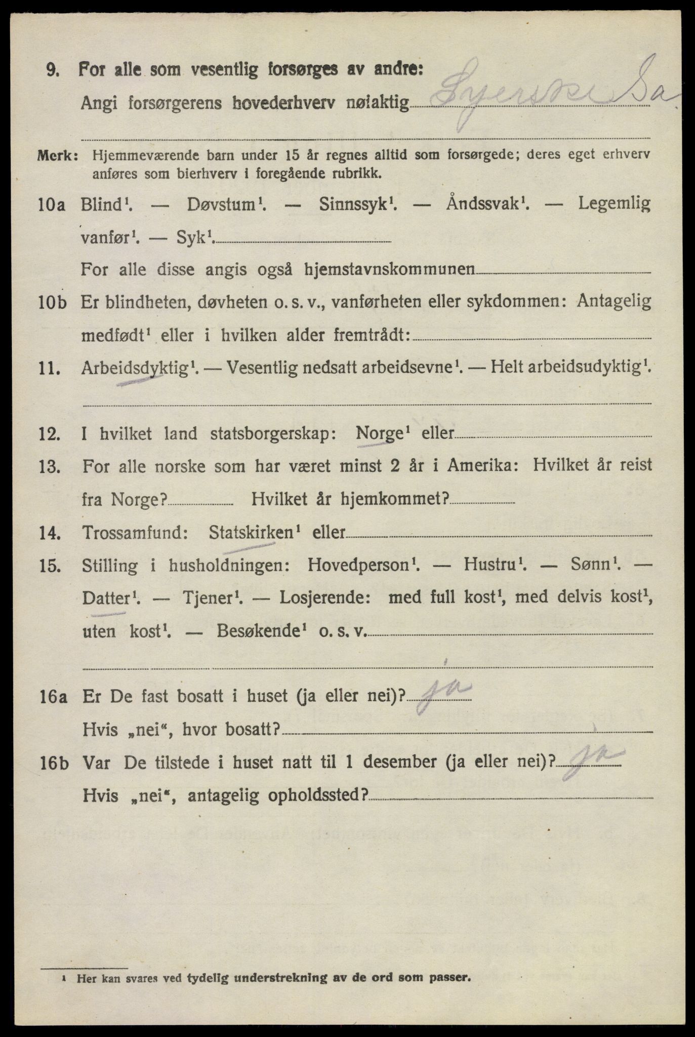 SAO, 1920 census for Asker, 1920, p. 10481