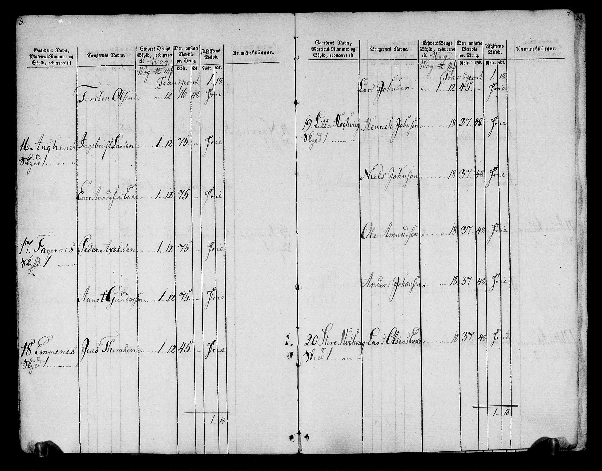 Rentekammeret inntil 1814, Realistisk ordnet avdeling, AV/RA-EA-4070/N/Ne/Nea/L0161: Salten fogderi. Oppebørselsregister, 1803-1804, p. 5