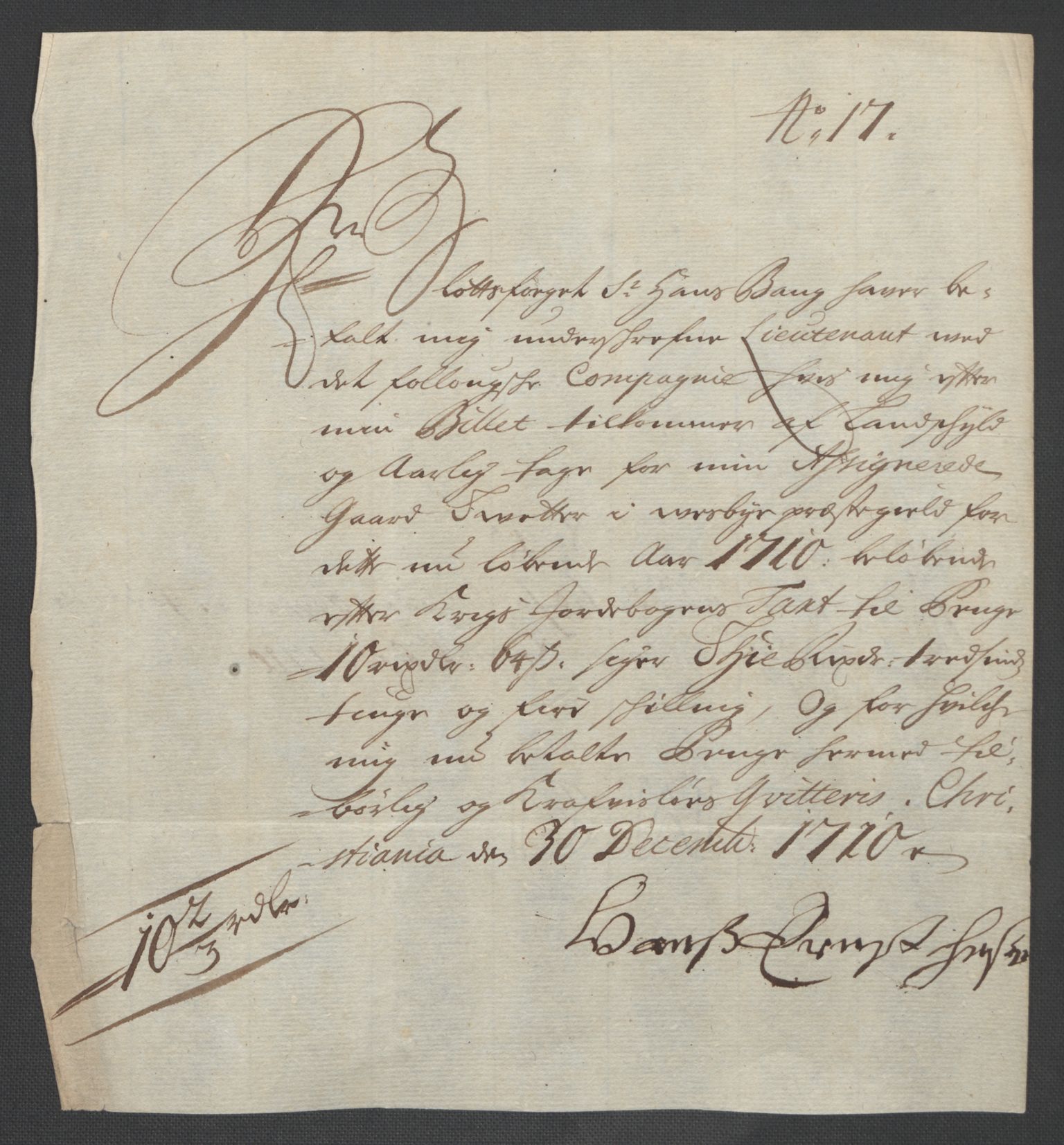 Rentekammeret inntil 1814, Reviderte regnskaper, Fogderegnskap, AV/RA-EA-4092/R10/L0448: Fogderegnskap Aker og Follo, 1710-1711, p. 83