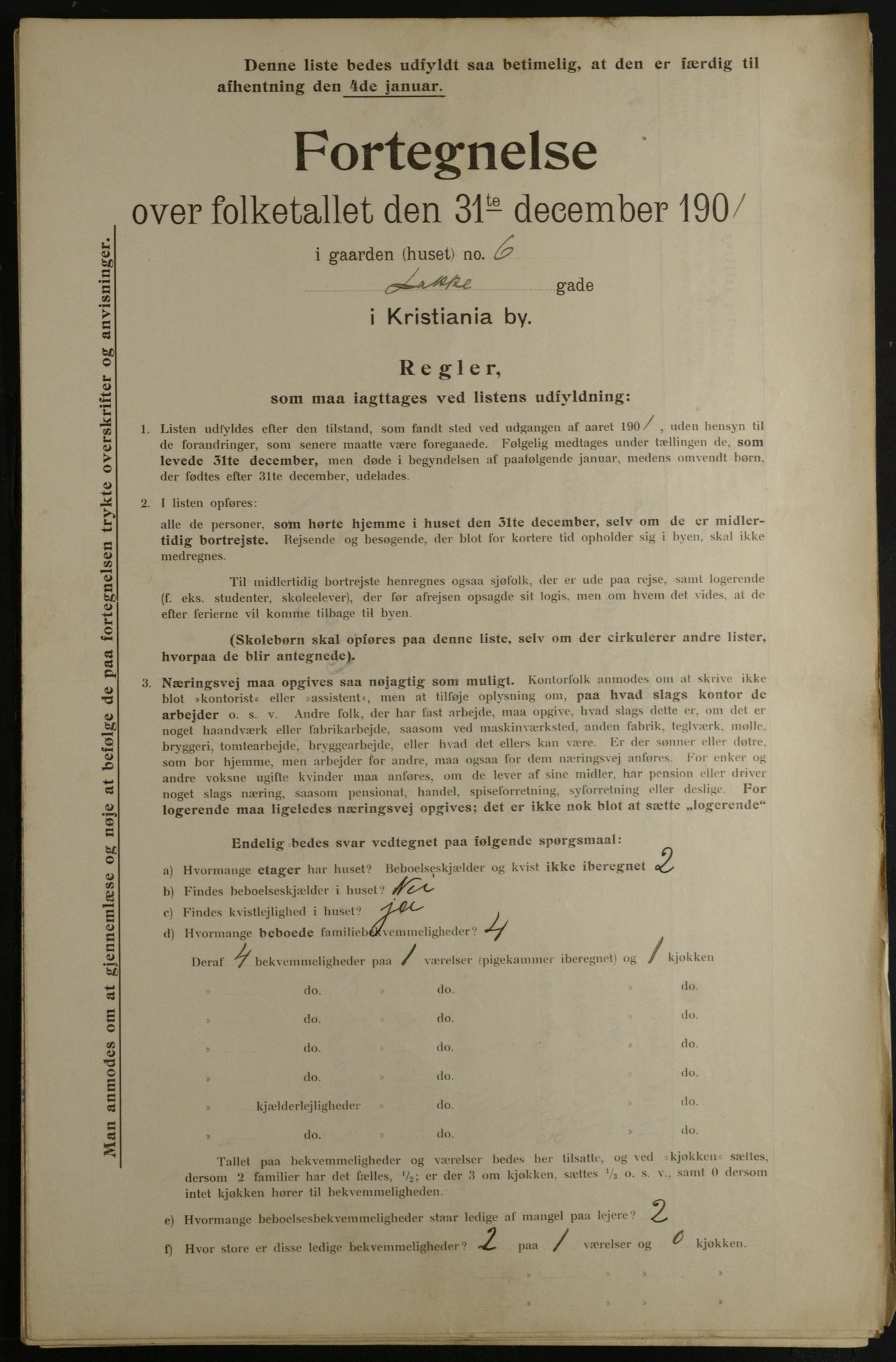 OBA, Municipal Census 1901 for Kristiania, 1901, p. 8548
