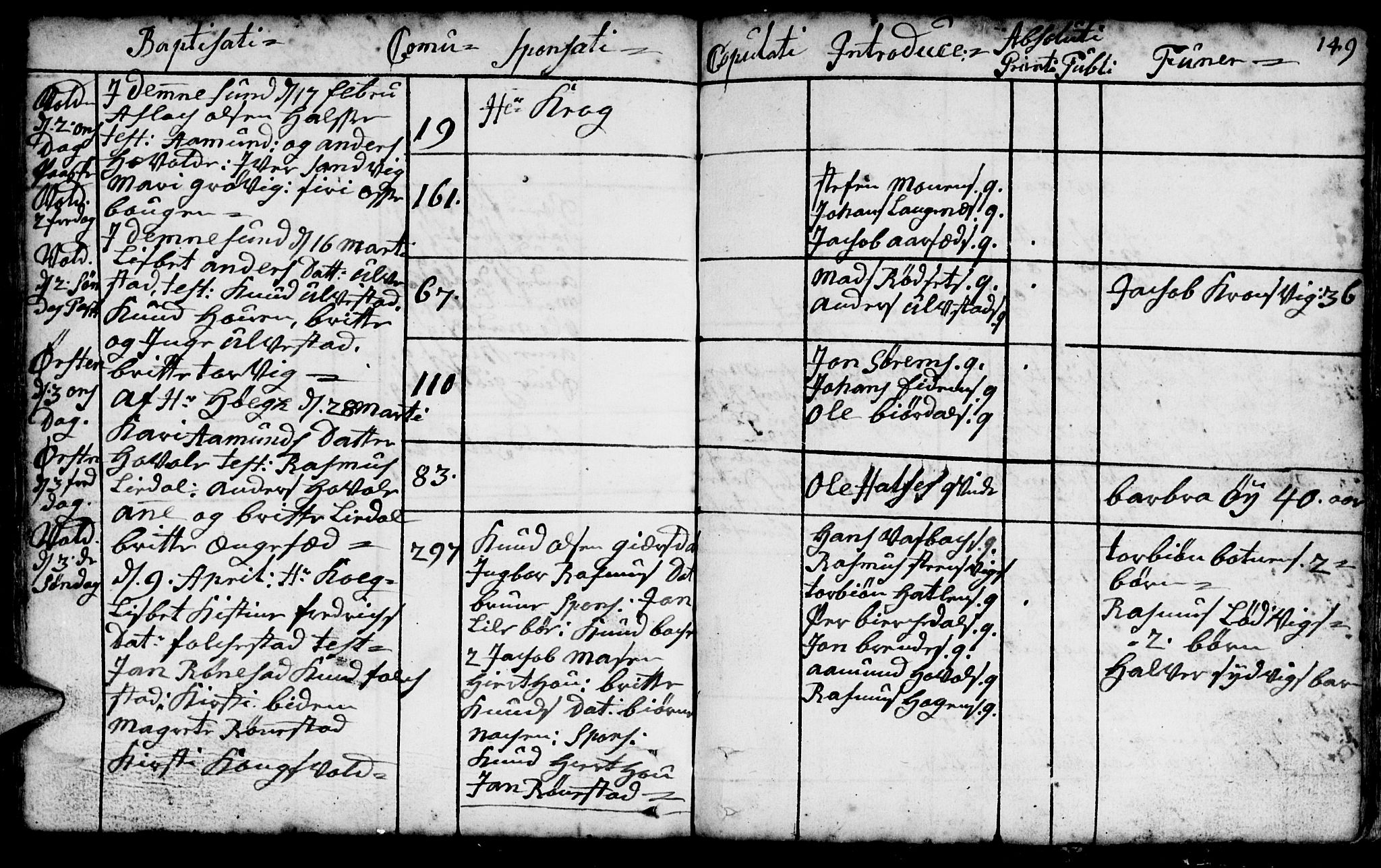 Ministerialprotokoller, klokkerbøker og fødselsregistre - Møre og Romsdal, AV/SAT-A-1454/511/L0135: Parish register (official) no. 511A02, 1741-1760, p. 149