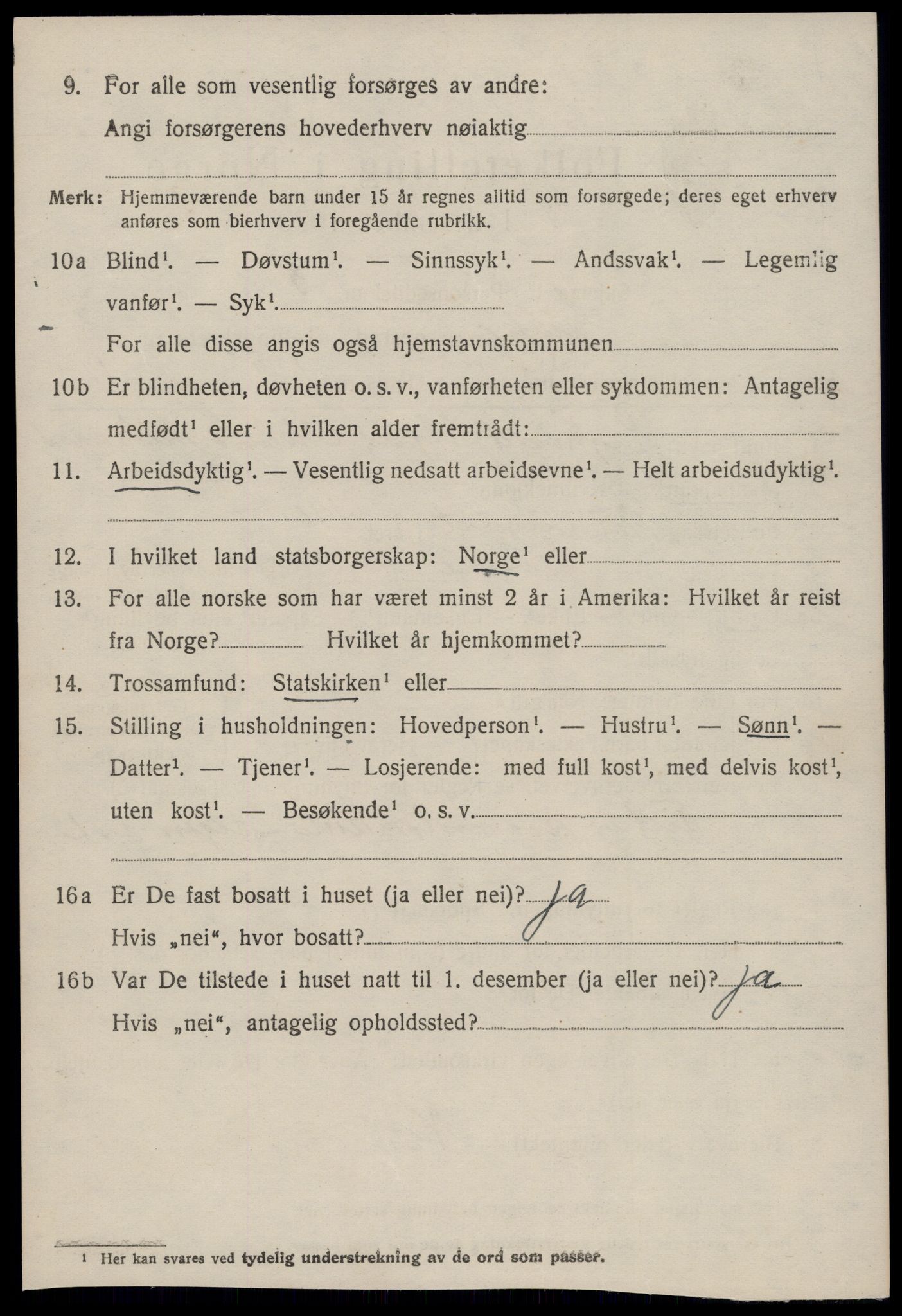SAT, 1920 census for Giske, 1920, p. 1665
