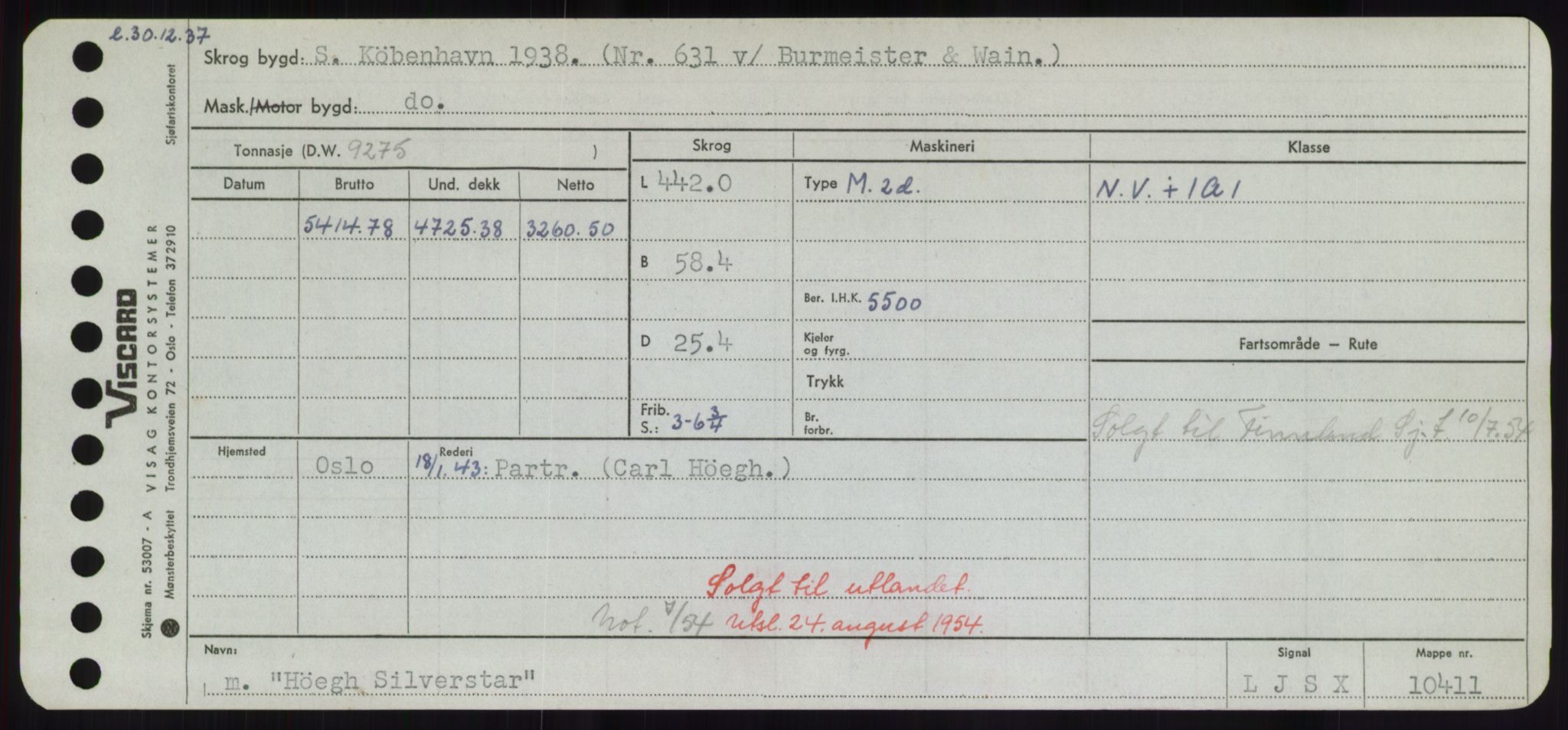 Sjøfartsdirektoratet med forløpere, Skipsmålingen, AV/RA-S-1627/H/Hd/L0017: Fartøy, Holi-Hå, p. 455