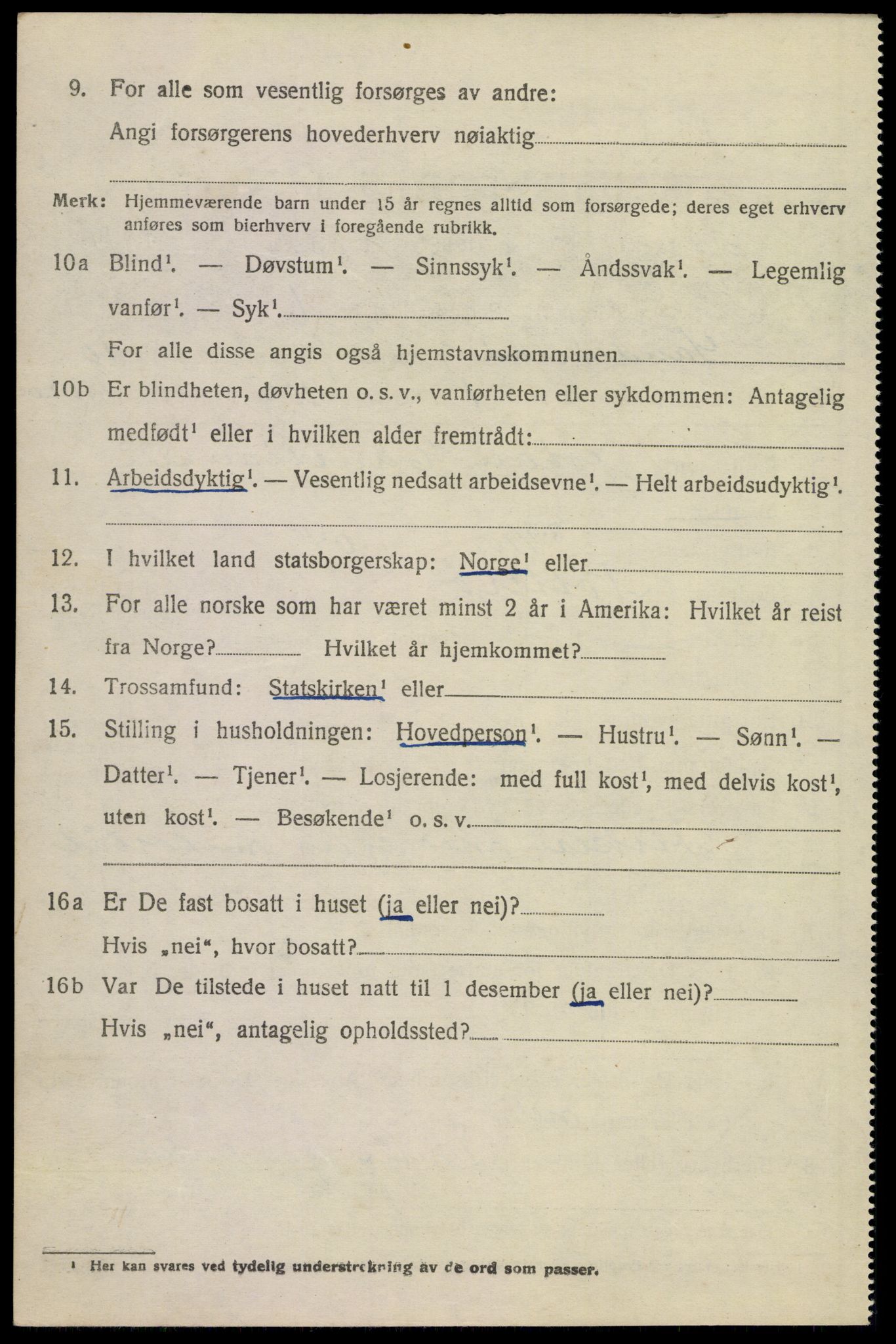 SAKO, 1920 census for Sandeherred, 1920, p. 14693