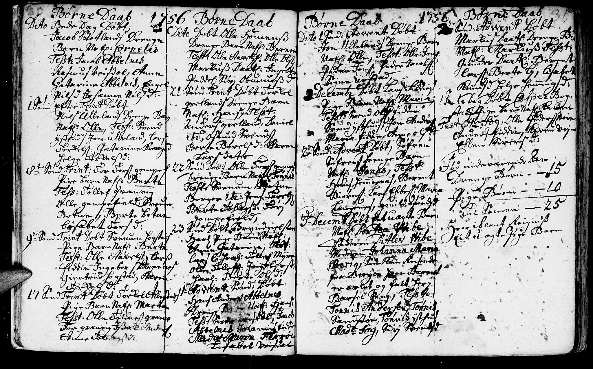 Flekkefjord sokneprestkontor, AV/SAK-1111-0012/F/Fa/Fab/L0001: Parish register (official) no. A 1, 1750-1780, p. 30-31