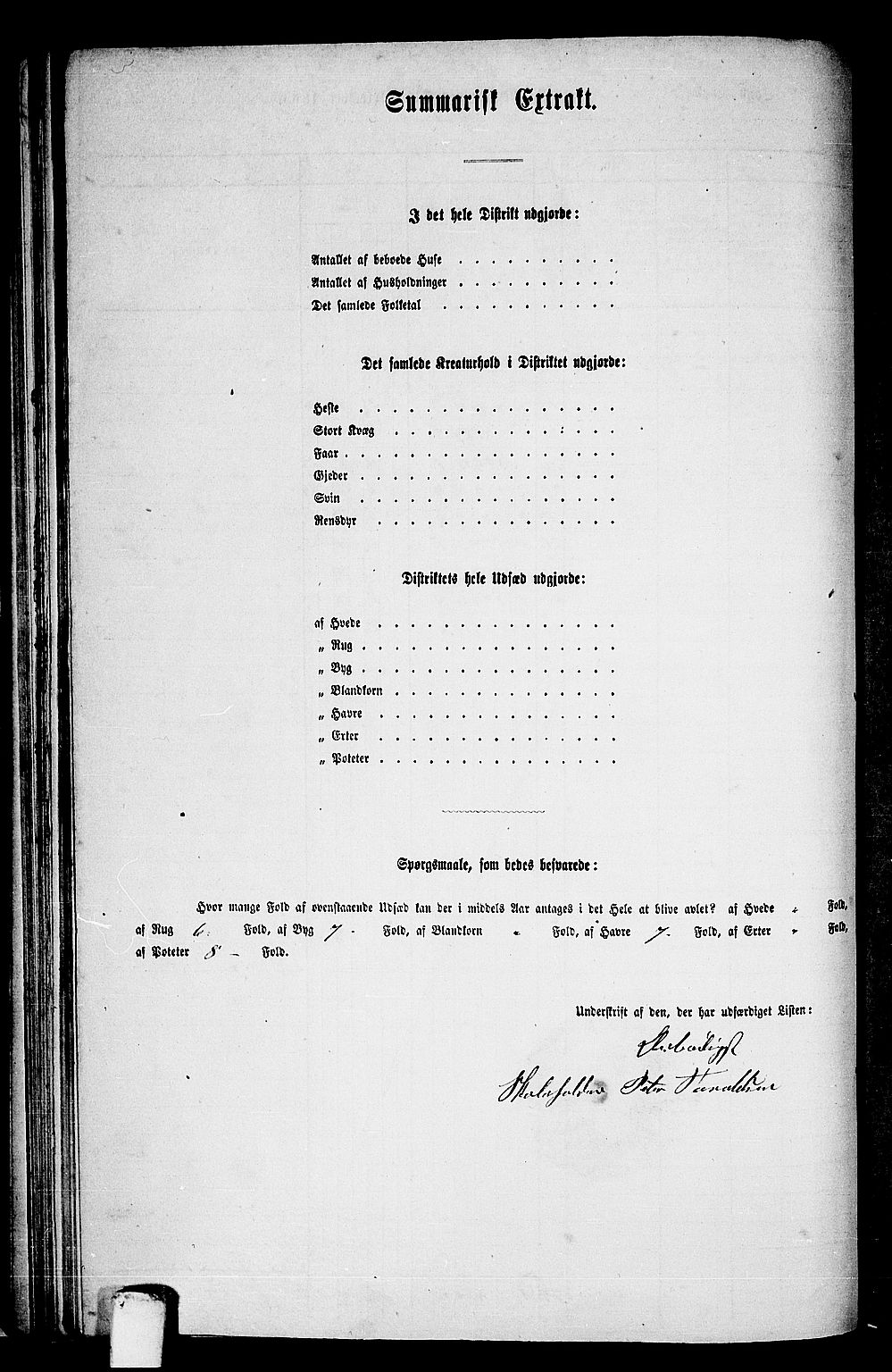 RA, 1865 census for Stod, 1865, p. 70