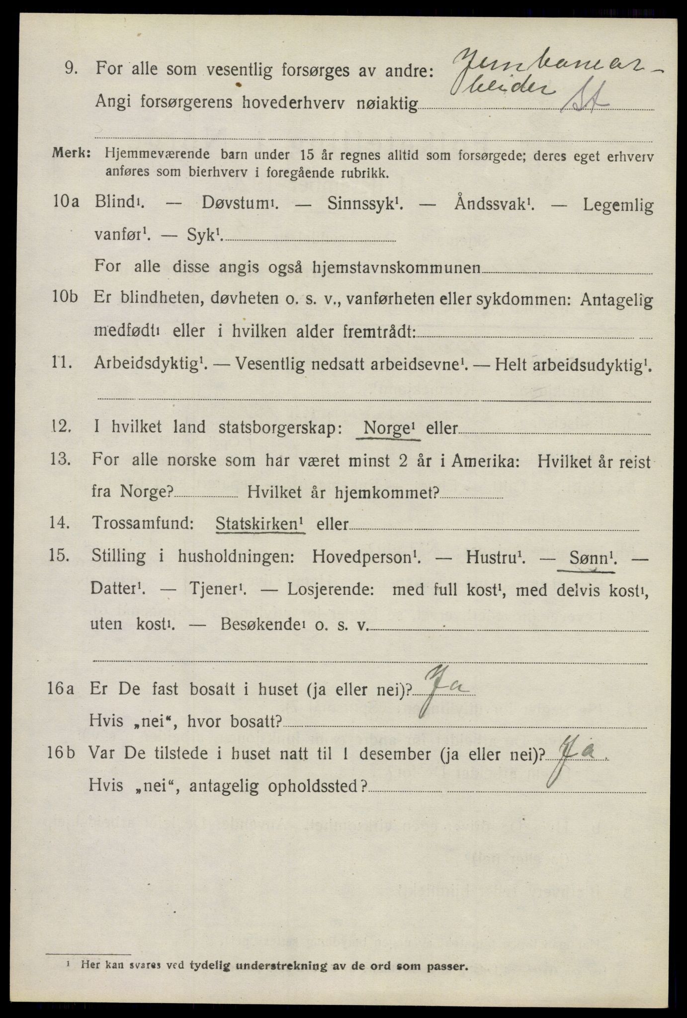 SAO, 1920 census for Nittedal, 1920, p. 2883