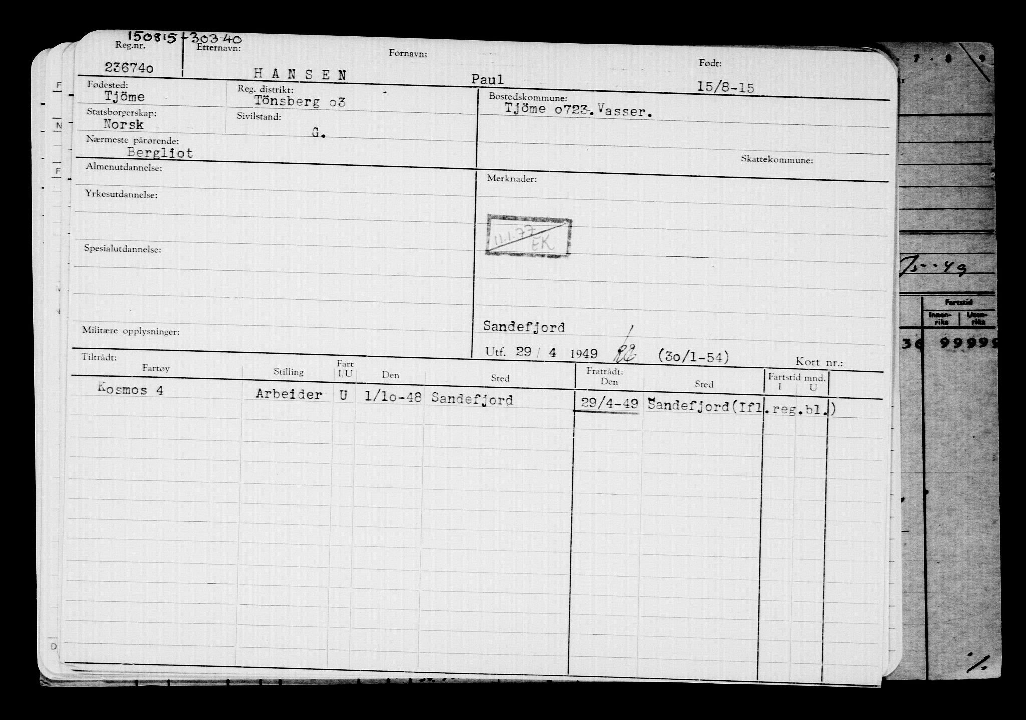 Direktoratet for sjømenn, AV/RA-S-3545/G/Gb/L0132: Hovedkort, 1915, p. 135