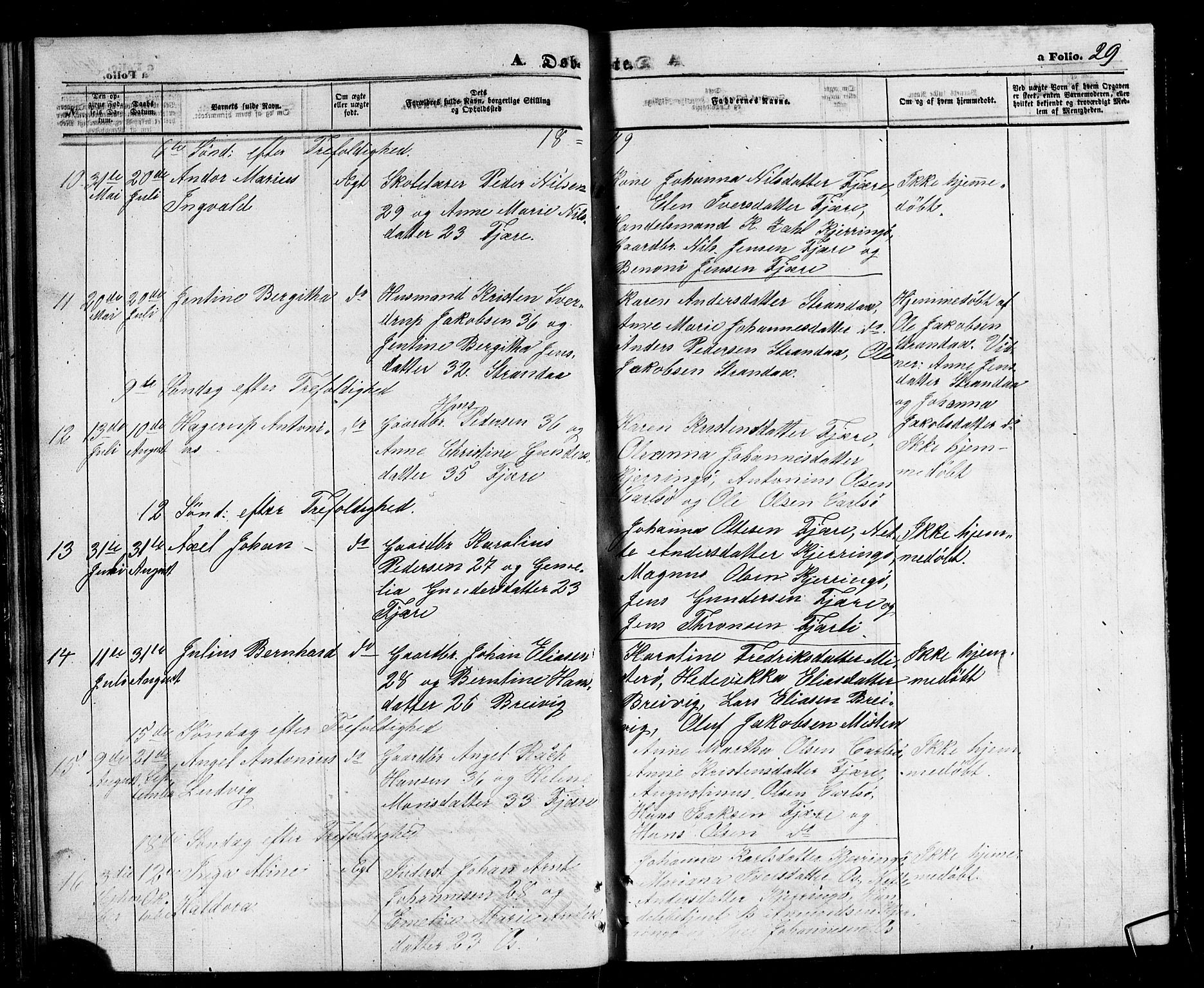 Ministerialprotokoller, klokkerbøker og fødselsregistre - Nordland, SAT/A-1459/803/L0075: Parish register (copy) no. 803C02, 1867-1881, p. 29