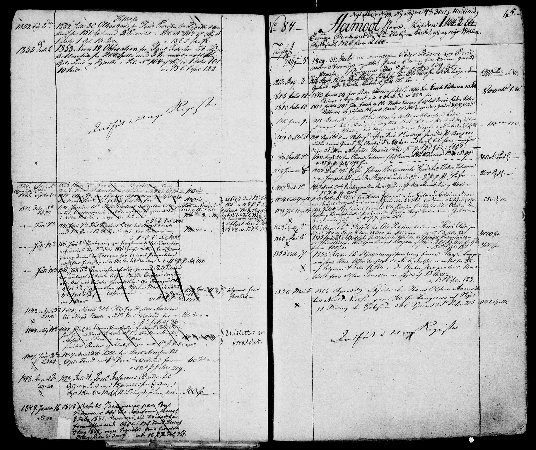 Heggen og Frøland sorenskriveri I, AV/SAO-A-11556/G/Ga/L0005: Mortgage register no. 5, 1807-1857, p. 15