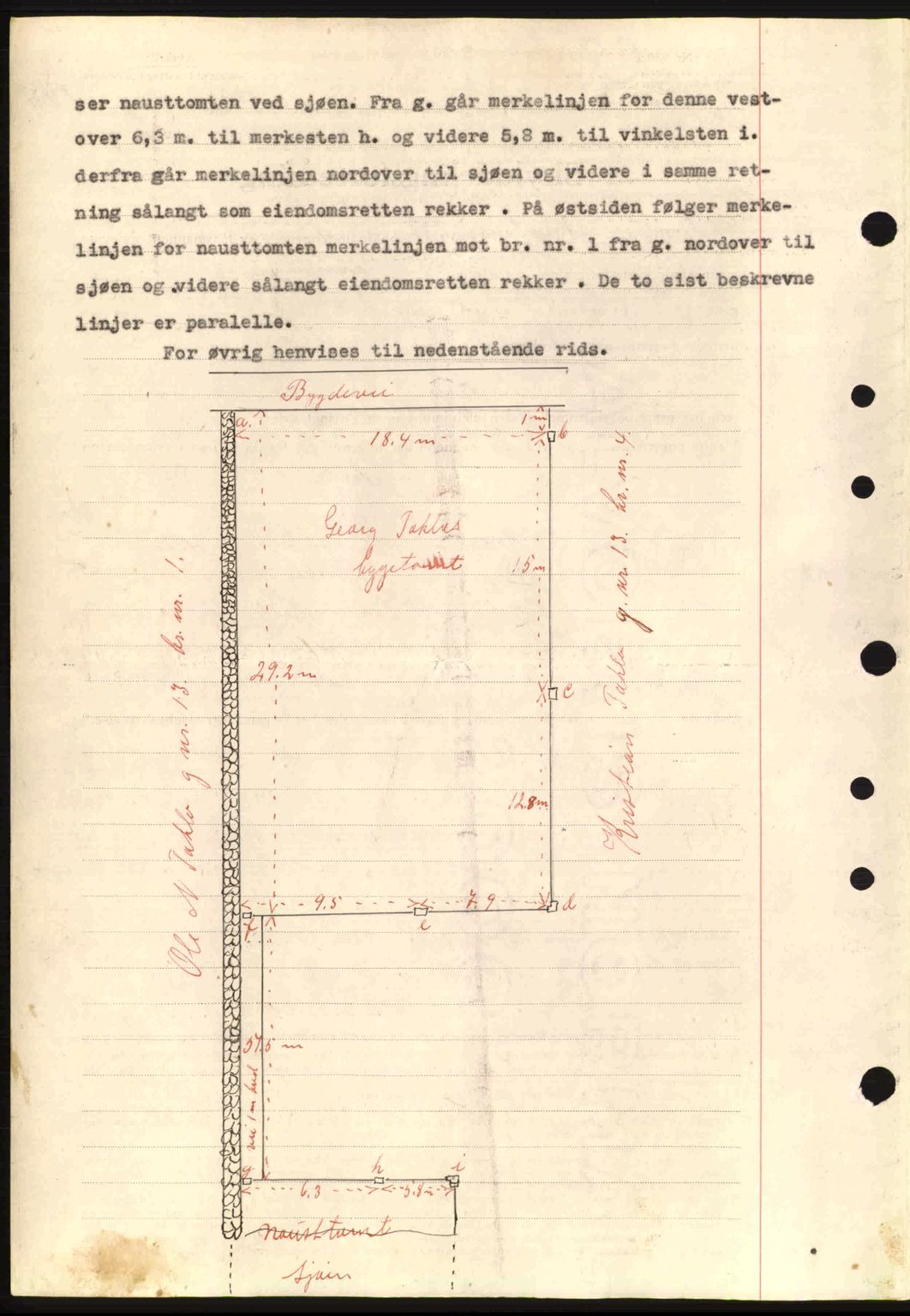 Nordfjord sorenskriveri, AV/SAB-A-2801/02/02b/02bj/L0002: Mortgage book no. A2, 1937-1938, Diary no: : 1261/1937