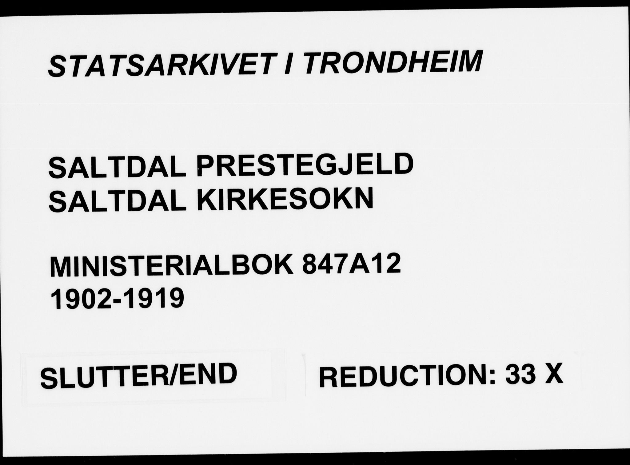Ministerialprotokoller, klokkerbøker og fødselsregistre - Nordland, SAT/A-1459/847/L0672: Parish register (official) no. 847A12, 1902-1919