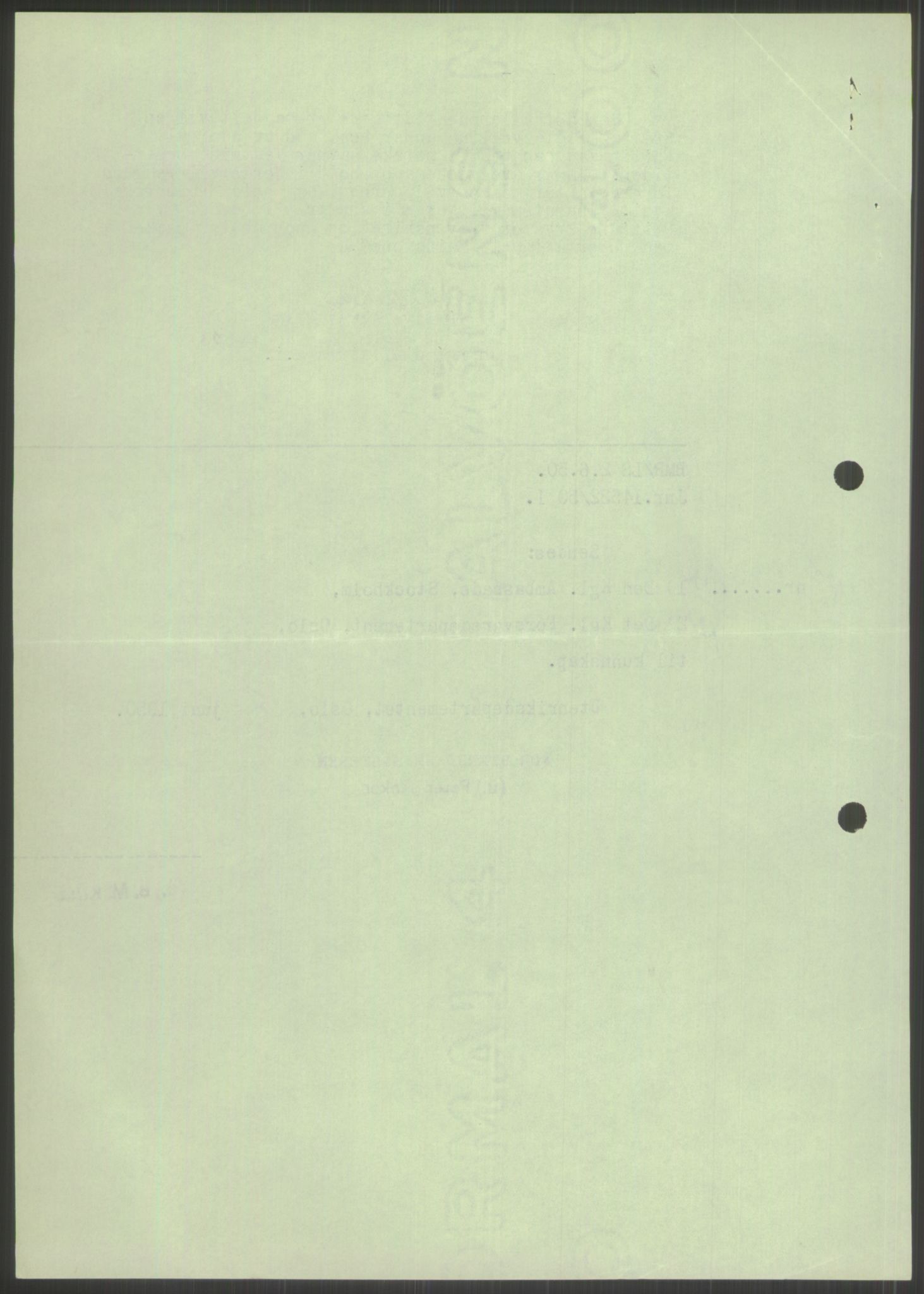 Utenriksdepartementet, RA/S-2259, 1948-1950, p. 1266