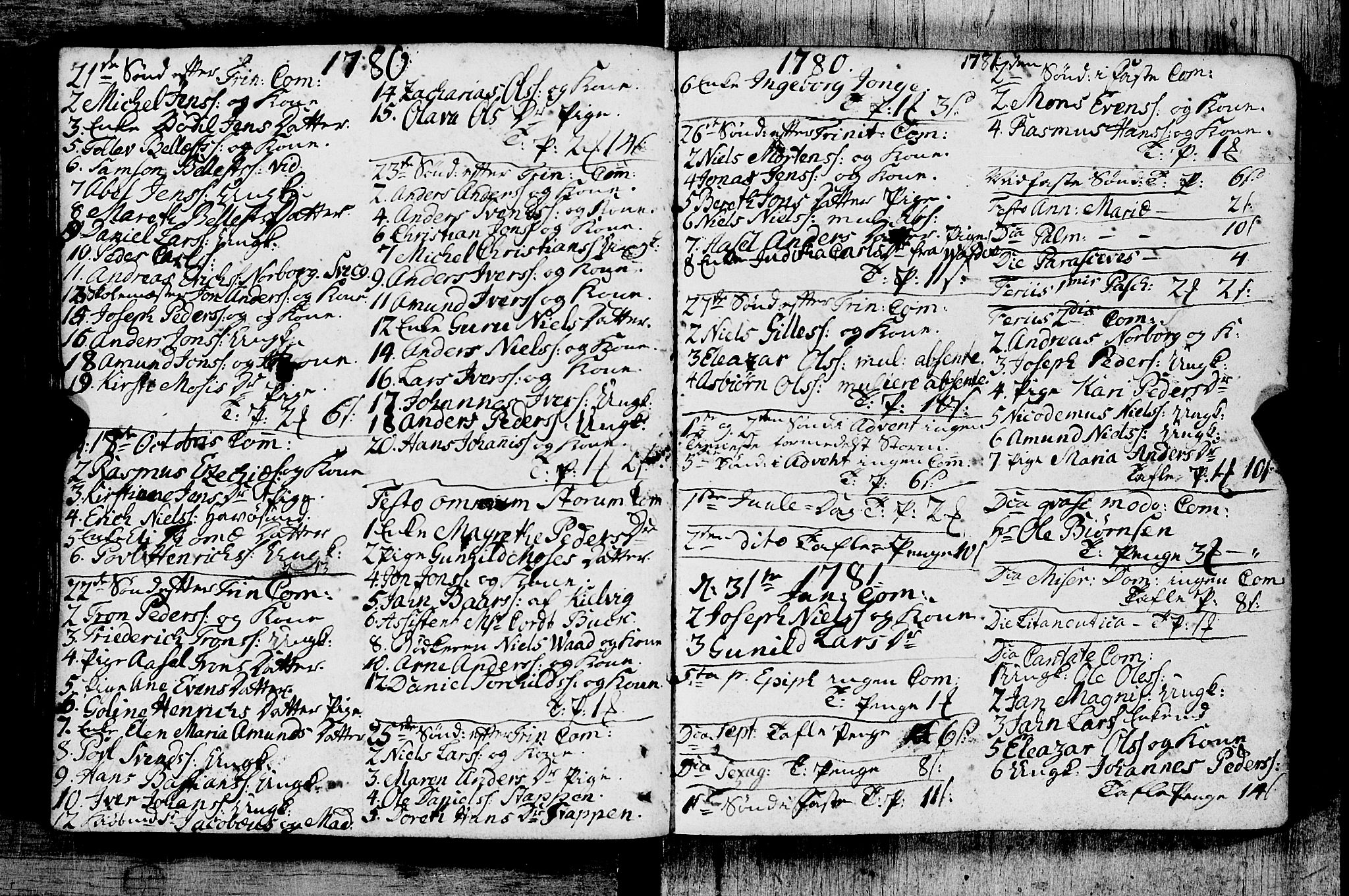 Måsøy sokneprestkontor, AV/SATØ-S-1348/B/L0026: Communicants register no. 26 (1), 1749-1804