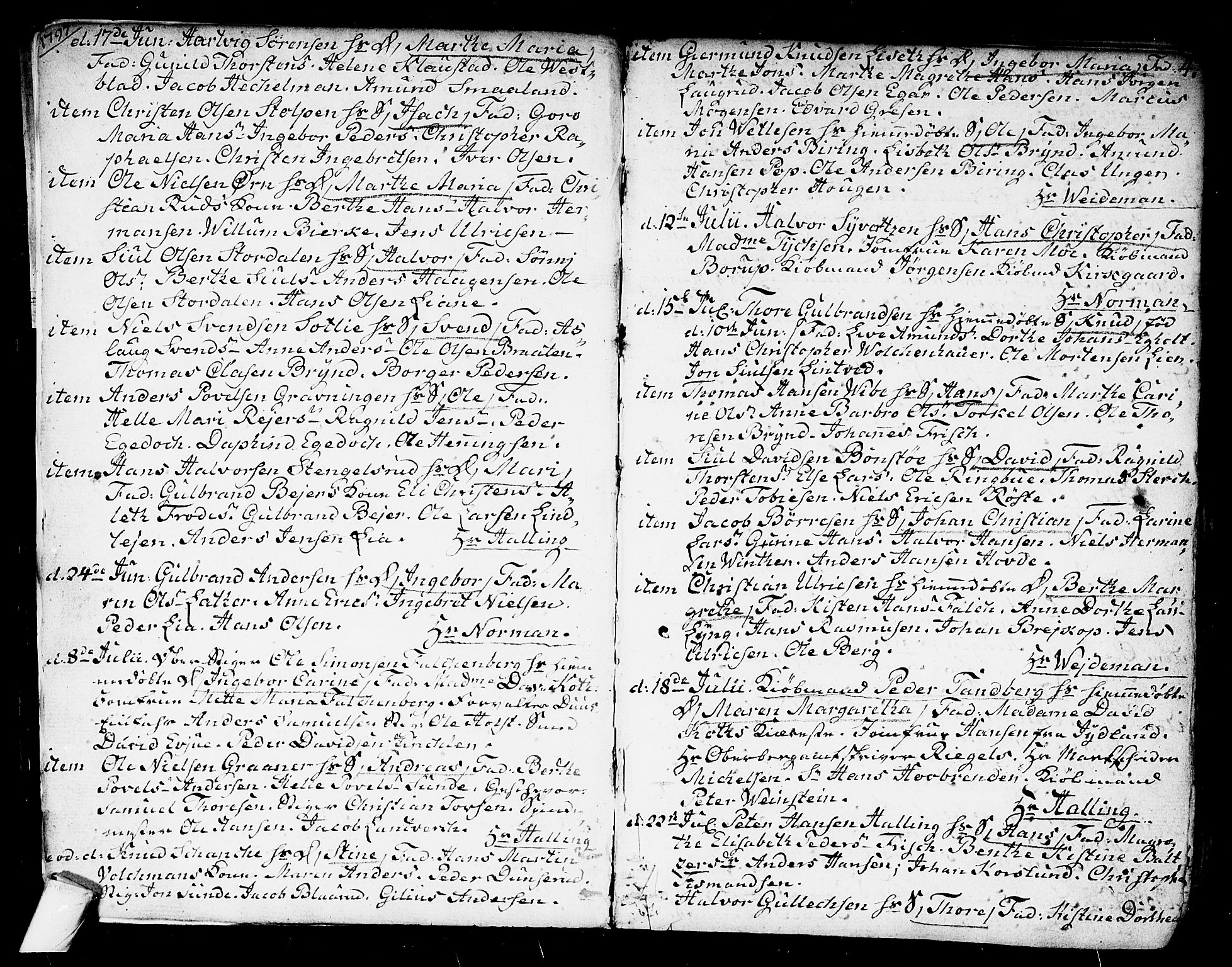 Kongsberg kirkebøker, AV/SAKO-A-22/F/Fa/L0007: Parish register (official) no. I 7, 1795-1816, p. 4