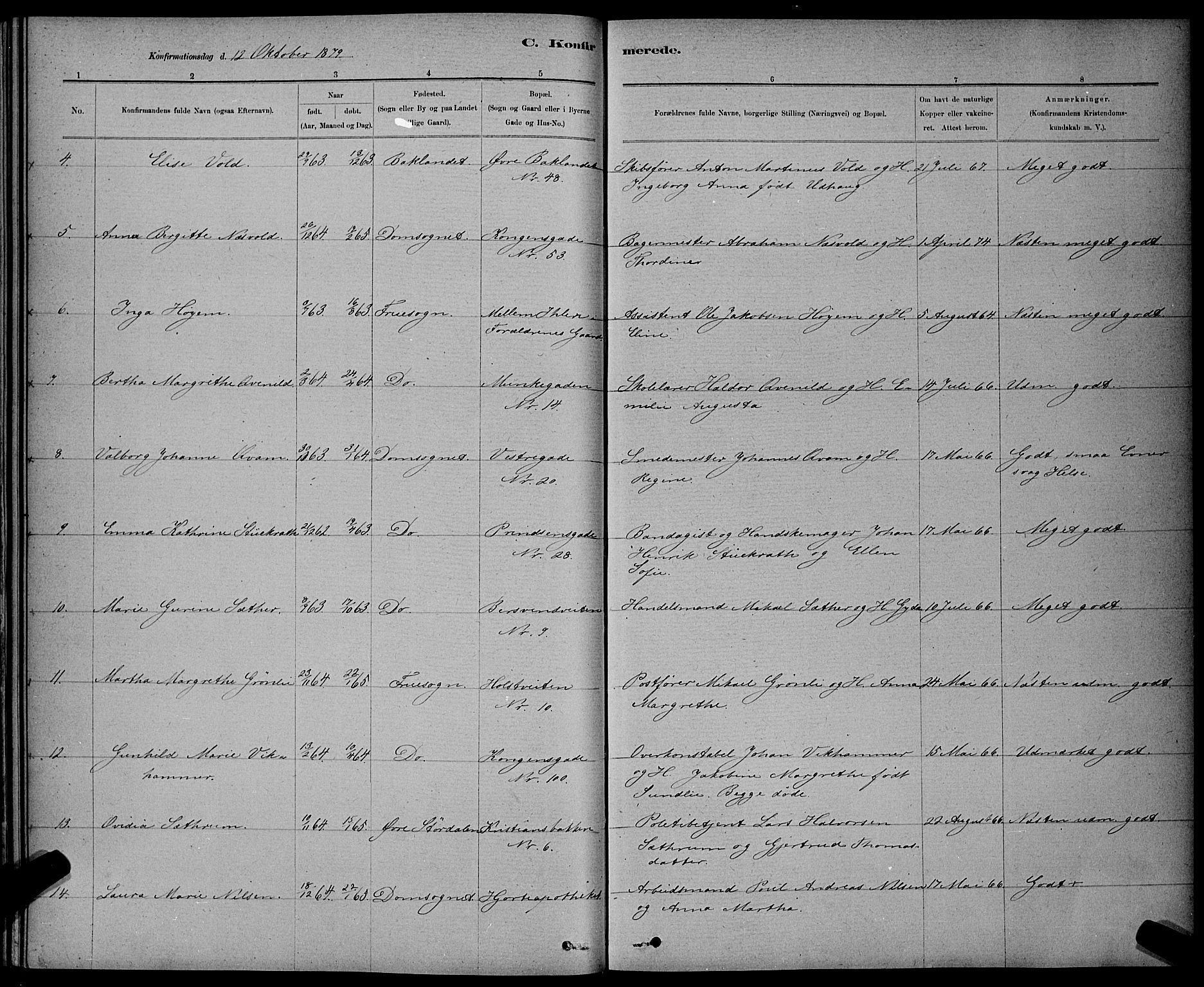 Ministerialprotokoller, klokkerbøker og fødselsregistre - Sør-Trøndelag, AV/SAT-A-1456/601/L0091: Parish register (copy) no. 601C09, 1878-1883