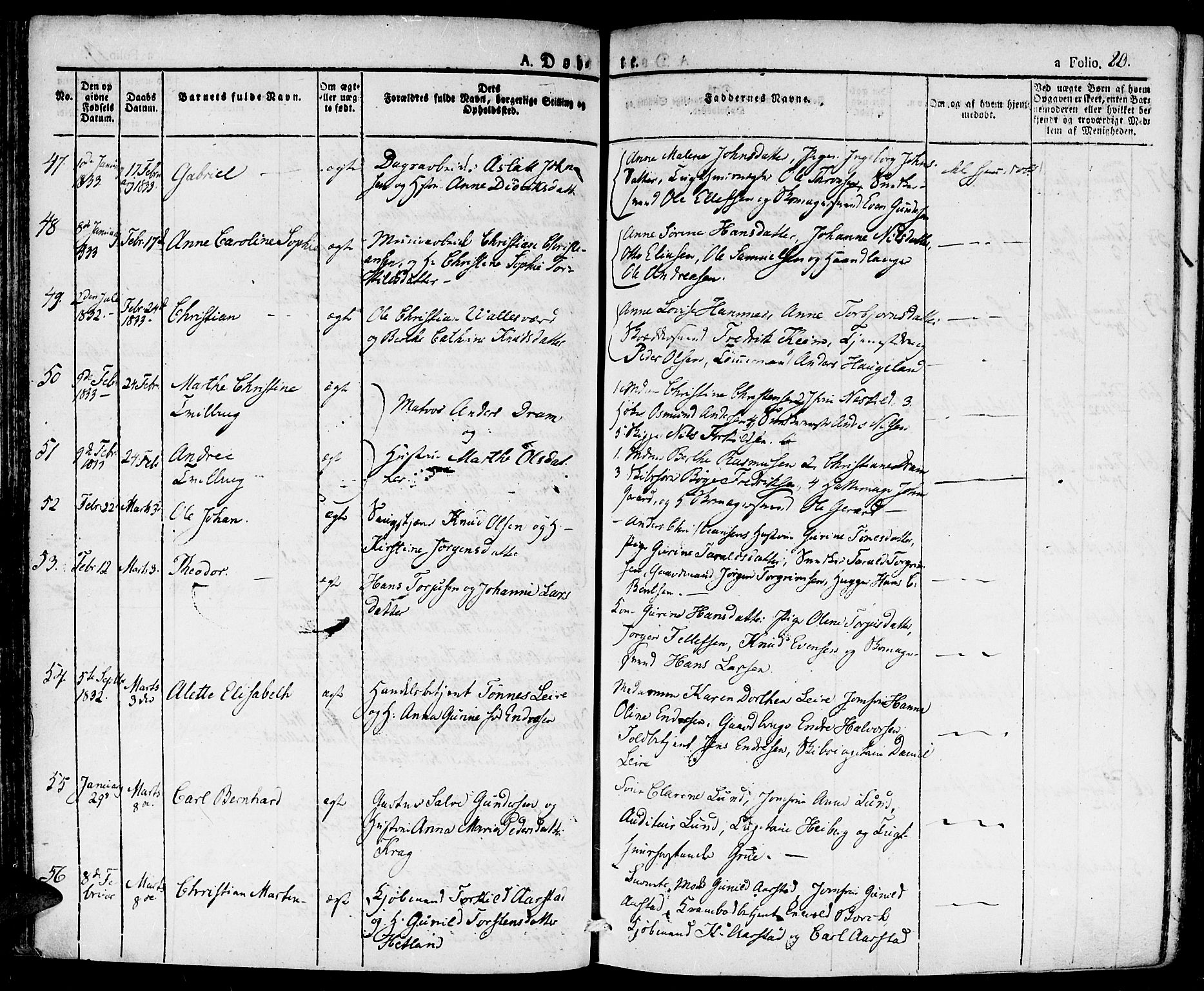 Kristiansand domprosti, AV/SAK-1112-0006/F/Fa/L0011: Parish register (official) no. A 11, 1827-1841, p. 80