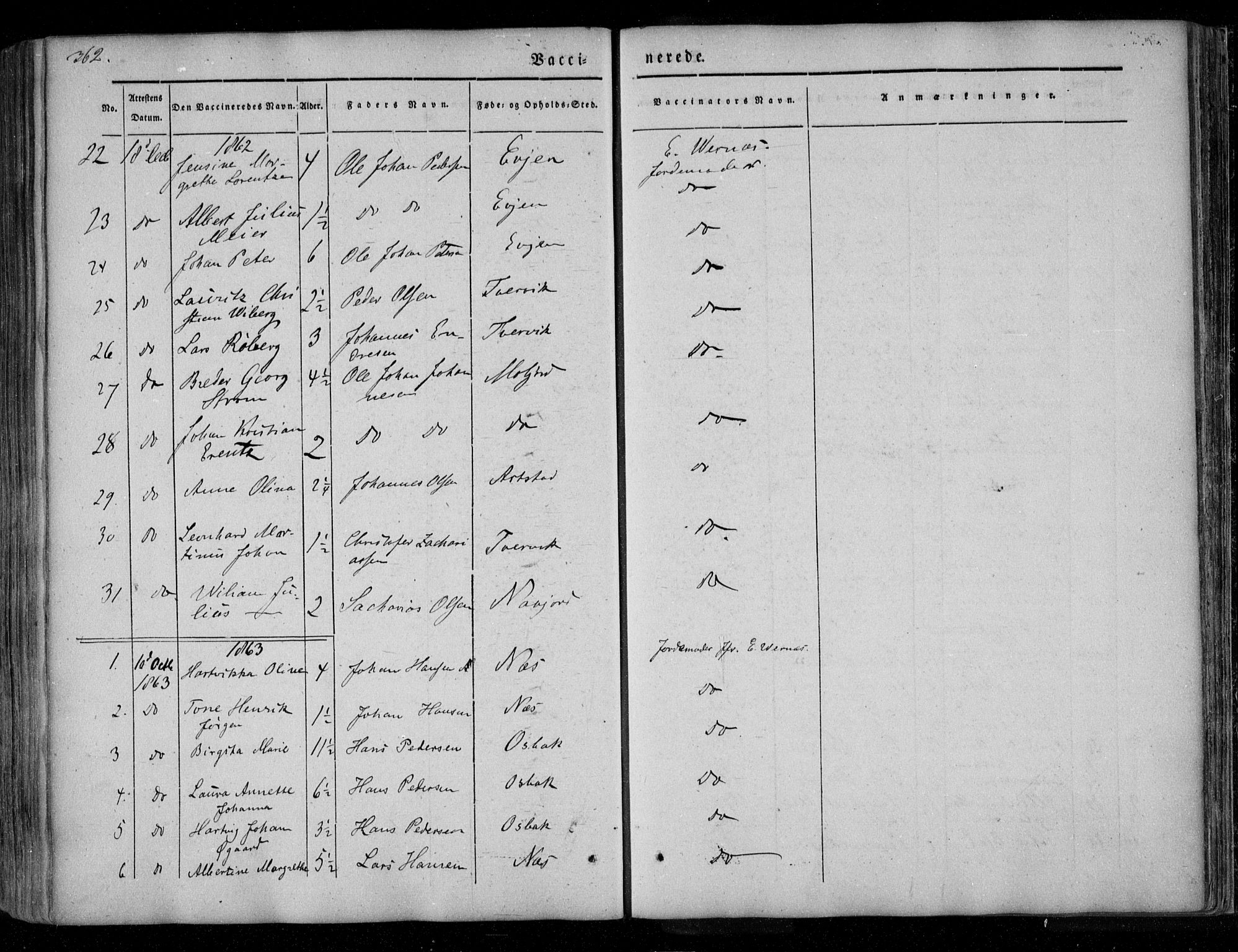 Ministerialprotokoller, klokkerbøker og fødselsregistre - Nordland, AV/SAT-A-1459/846/L0644: Parish register (official) no. 846A02, 1837-1872, p. 362